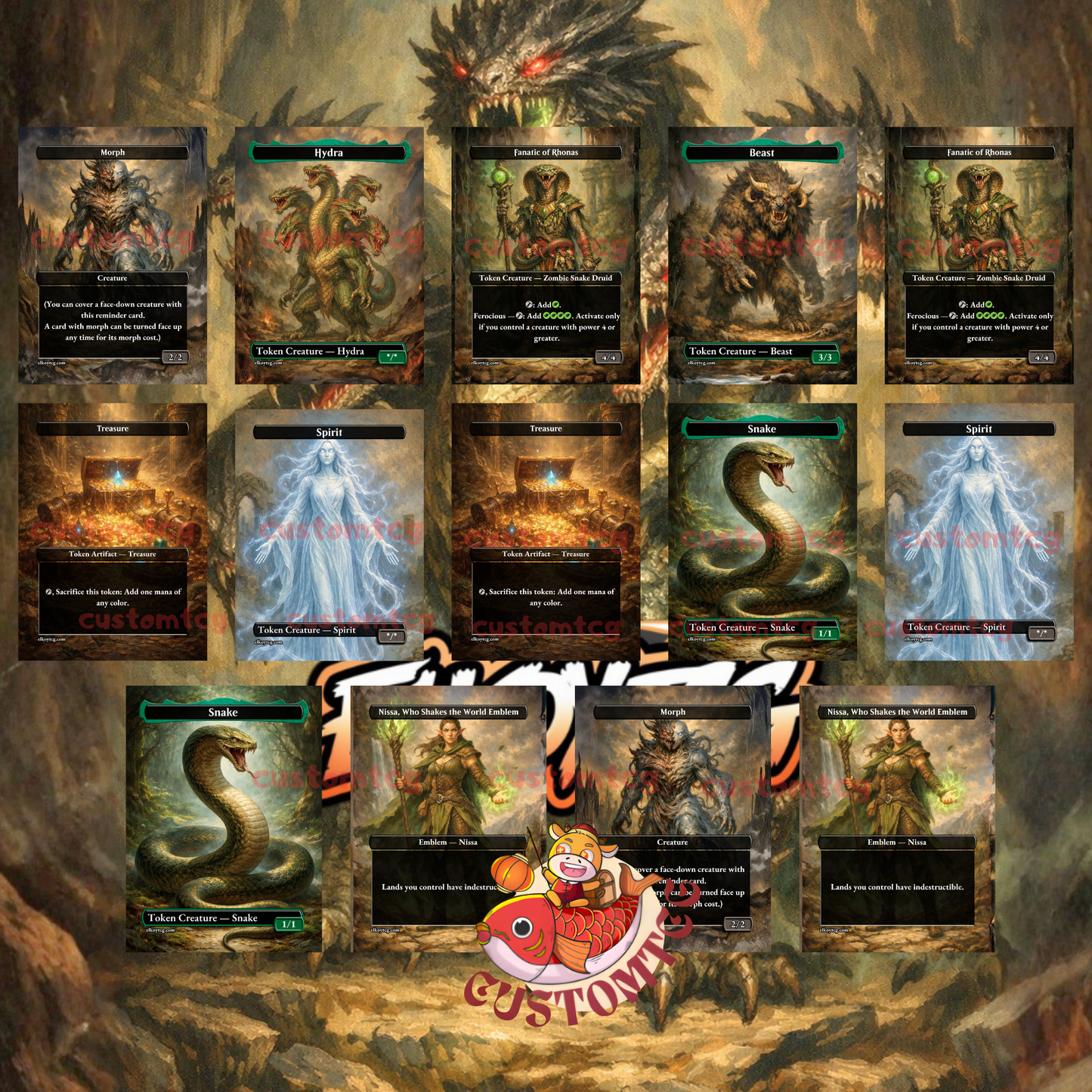 Gargos, Vicious Watcher Custom Deck