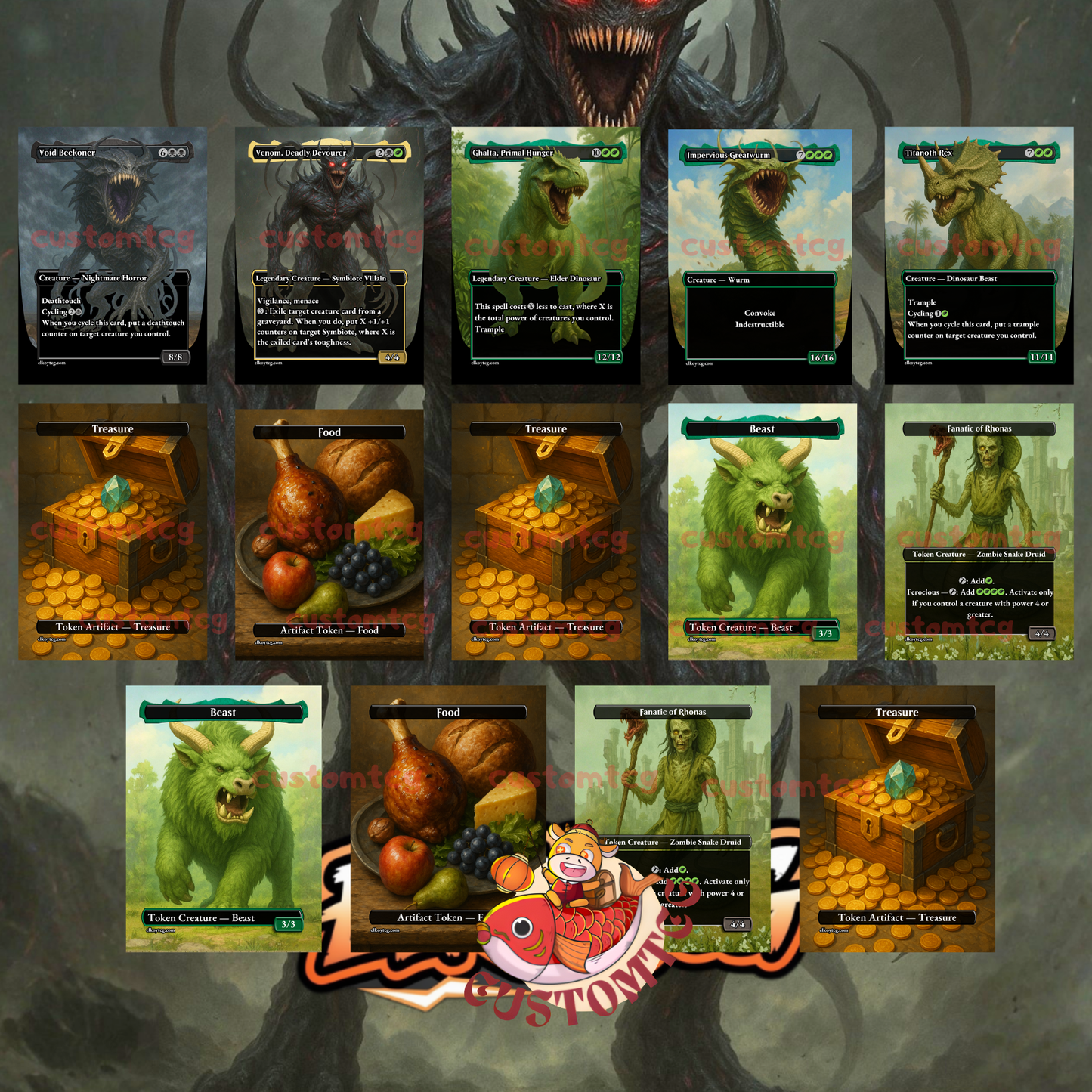 Venom, Deadly Devourer – Custom Deck (100 Cards + Tokens)