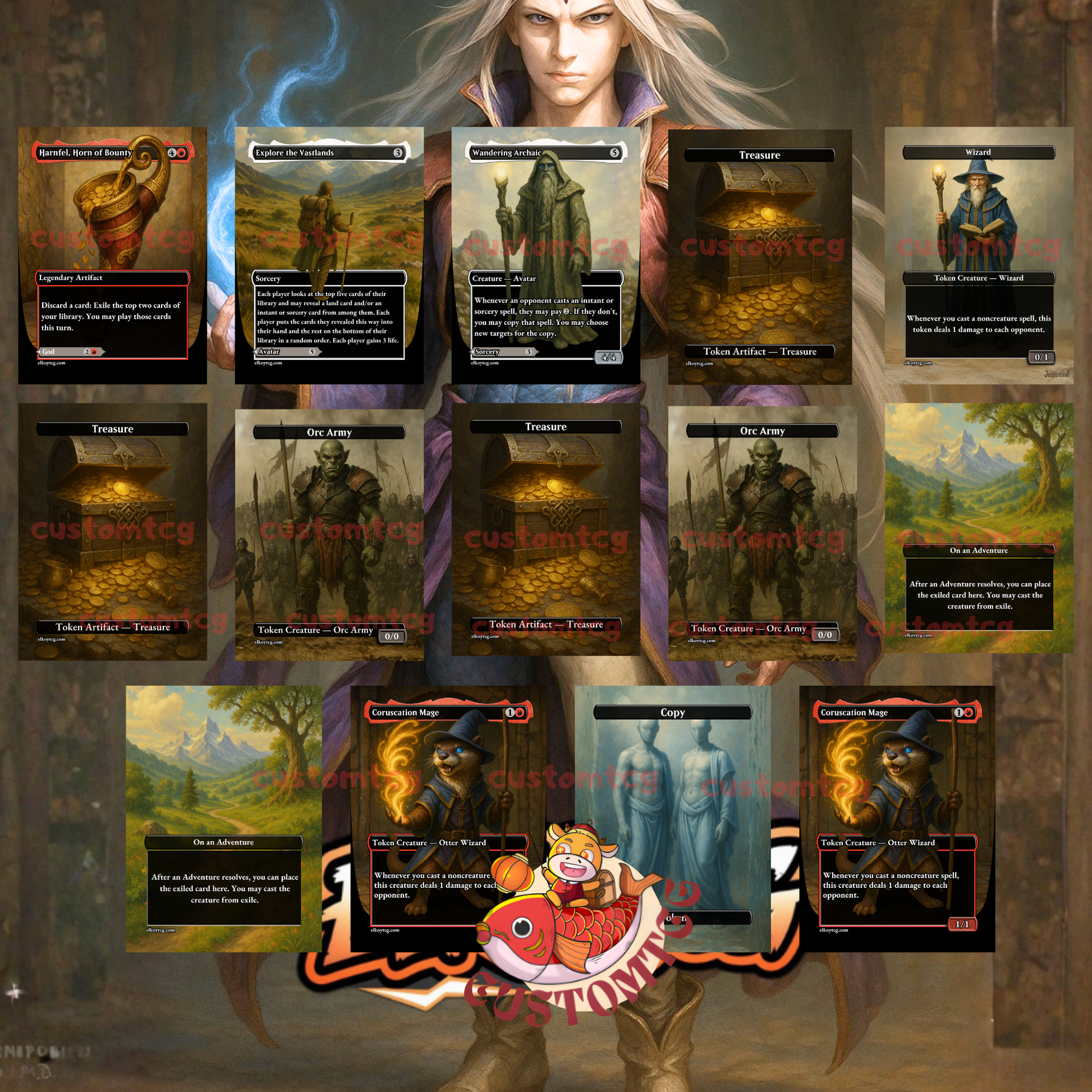 kuja mtg card Kuja, Genome Sorcerer – Custom Deck – ElkoyTCG