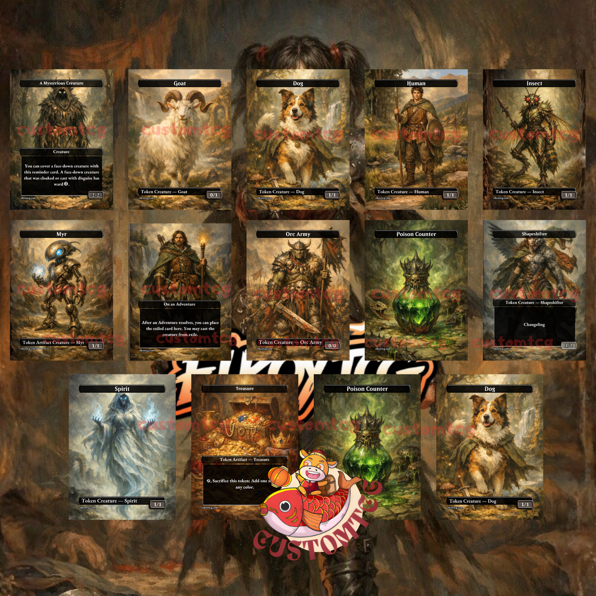 Massacre Girl, Known Killer — Mono-Black -1/-1 Counters Custom Deck