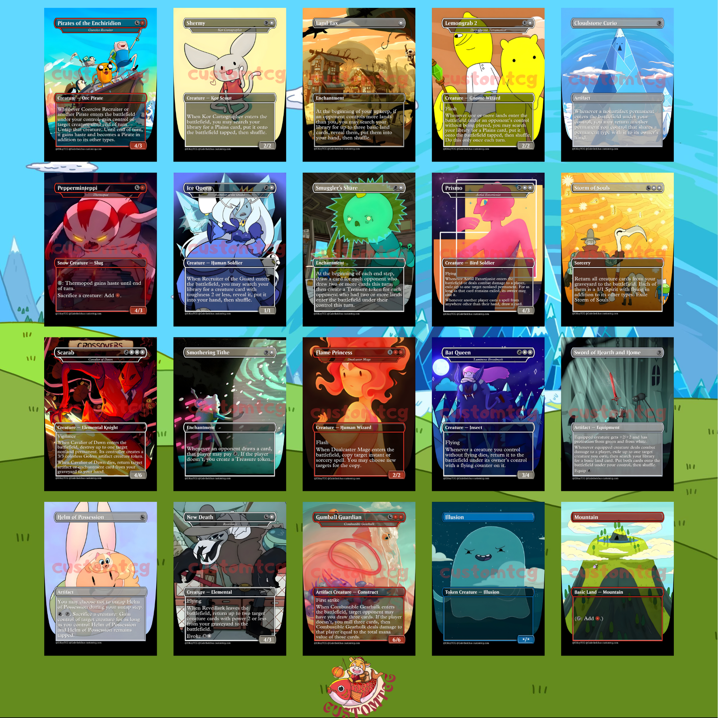 Adventure Time Custom Deck