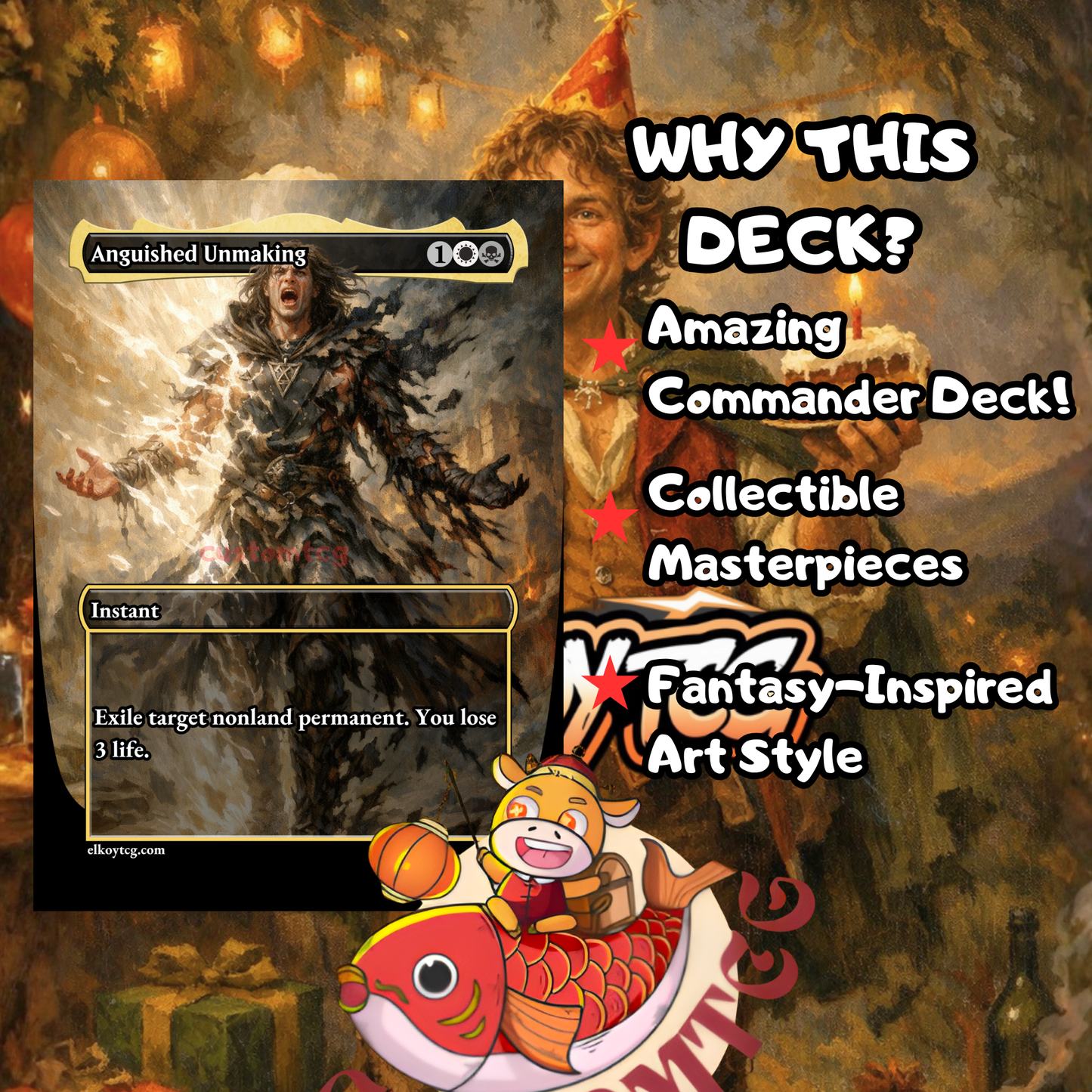 Bilbo, Birthday Celebrant custom deck
