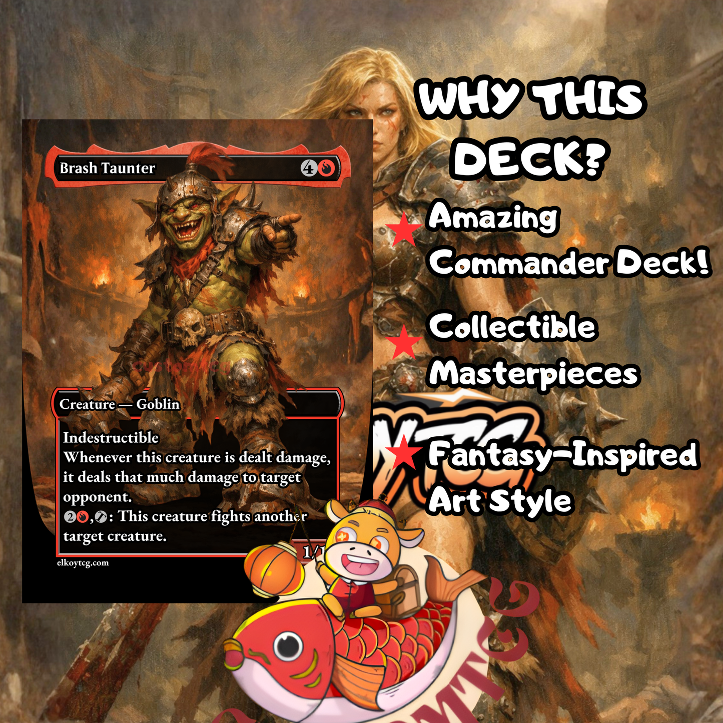 Maarika, Brutal Gladiator custom deck