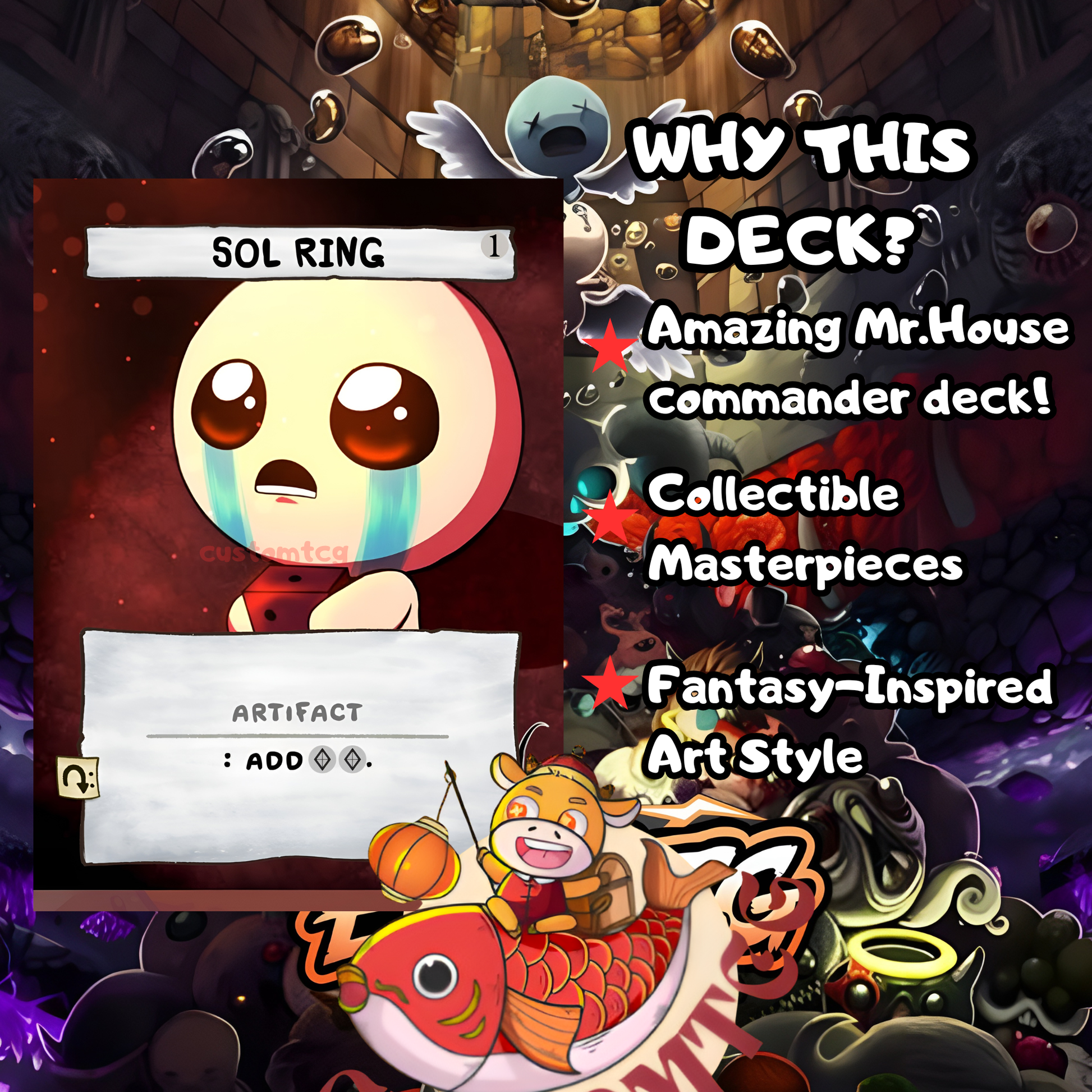Binding of Isaac MTG Commander Deck Custom Cards ElkoyTCG Binding of Isaac MTG Commander Deck Custom Cards ElkoyTCG
