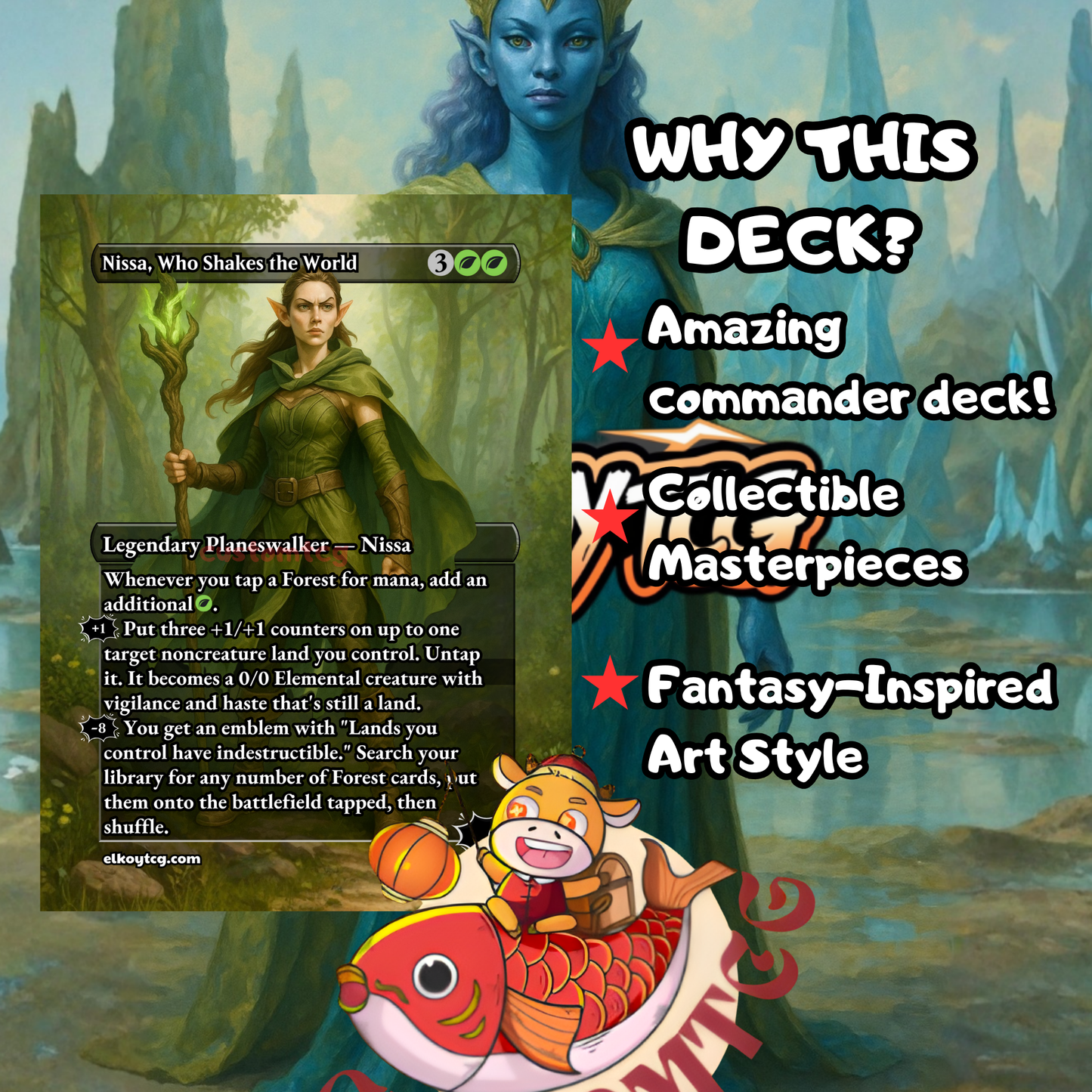 Omo, Queen of Vesuva – Custom Deck