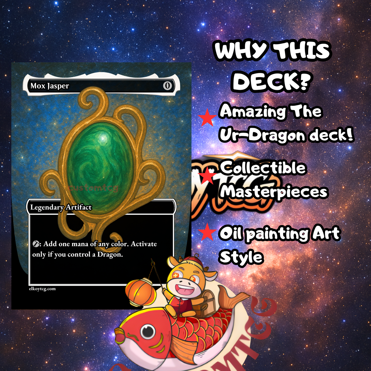 Cosmic Dragons Custom Deck