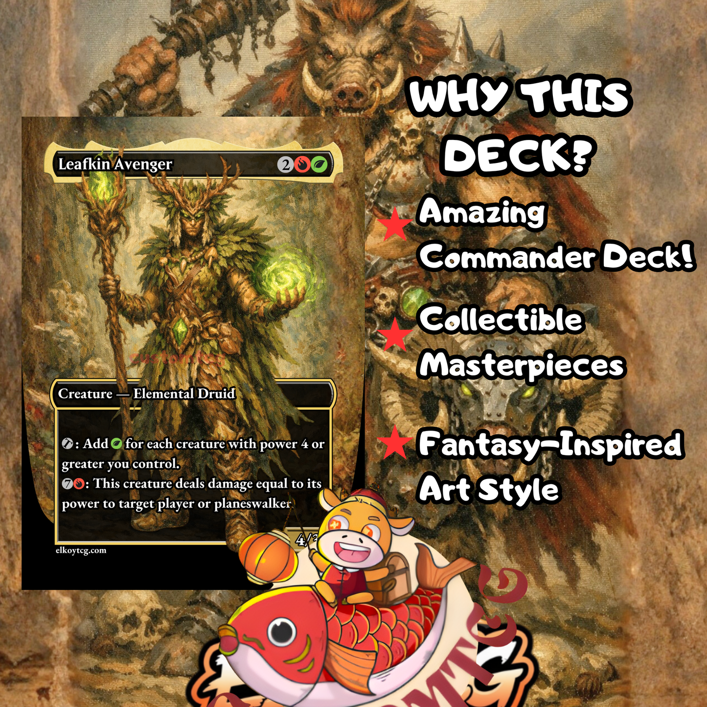 Raggadragga, Goreguts Boss Custom Deck