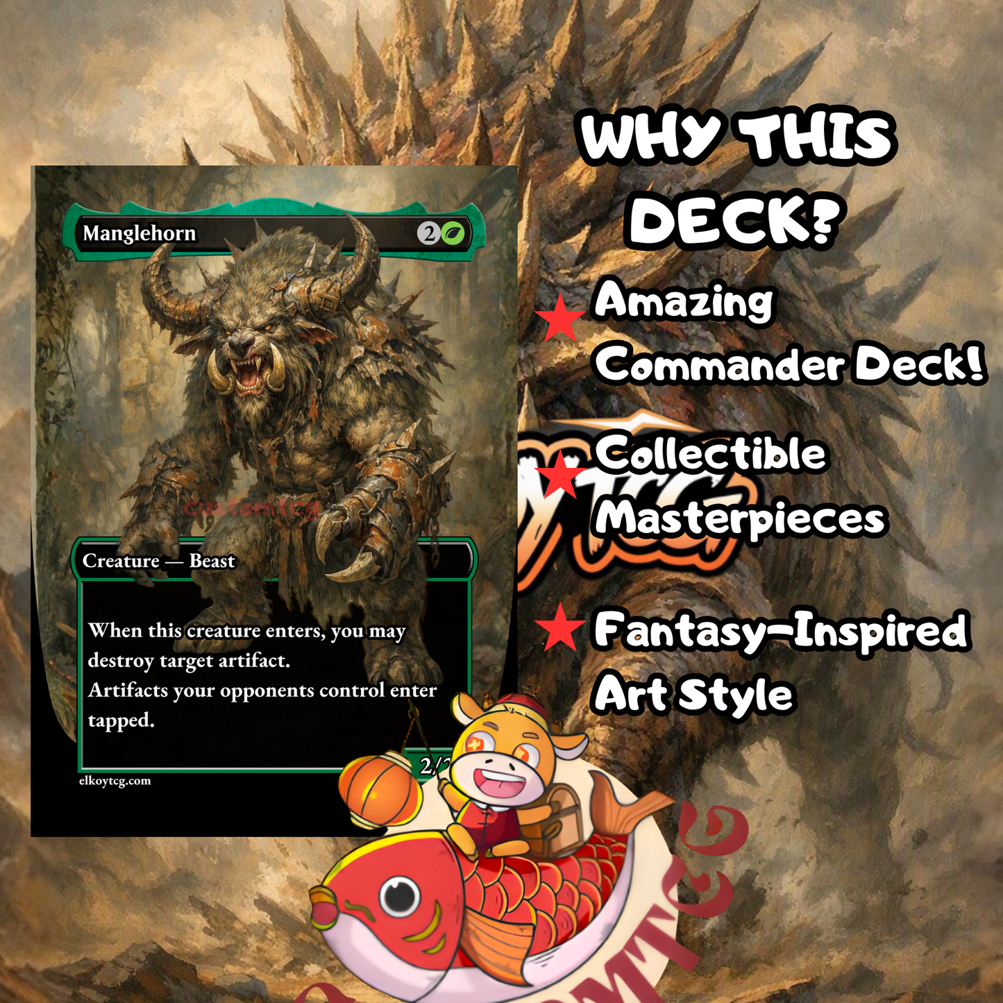 Slinza, the Spiked Stampede — Gruul Beast Typal Custom Deck