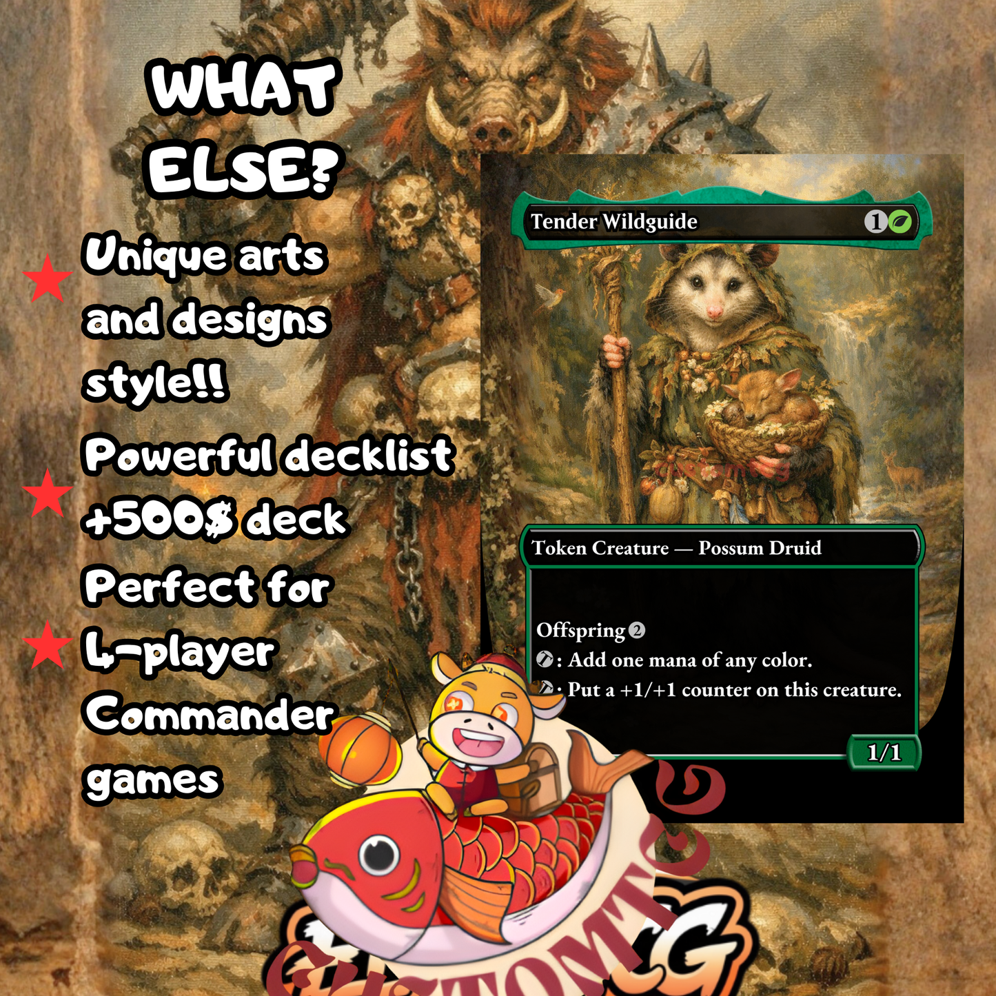 Raggadragga, Goreguts Boss Custom Deck