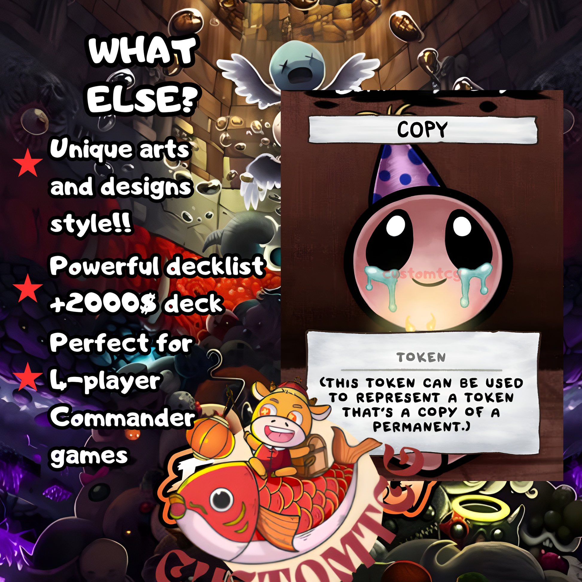 Binding of Isaac MTG Commander Deck Custom Cards ElkoyTCG Binding of Isaac MTG Commander Deck Custom Cards ElkoyTCG