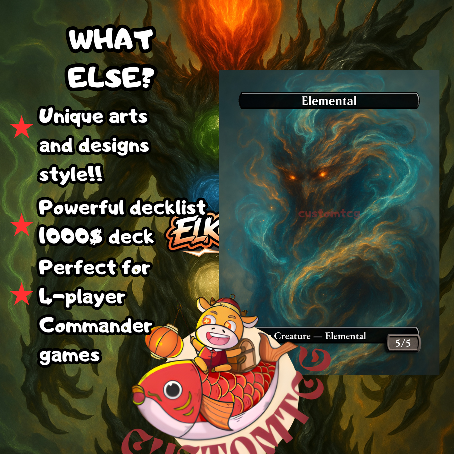 Omnath, Locus of All – Premium Top-63 Custom Deck 🌋
