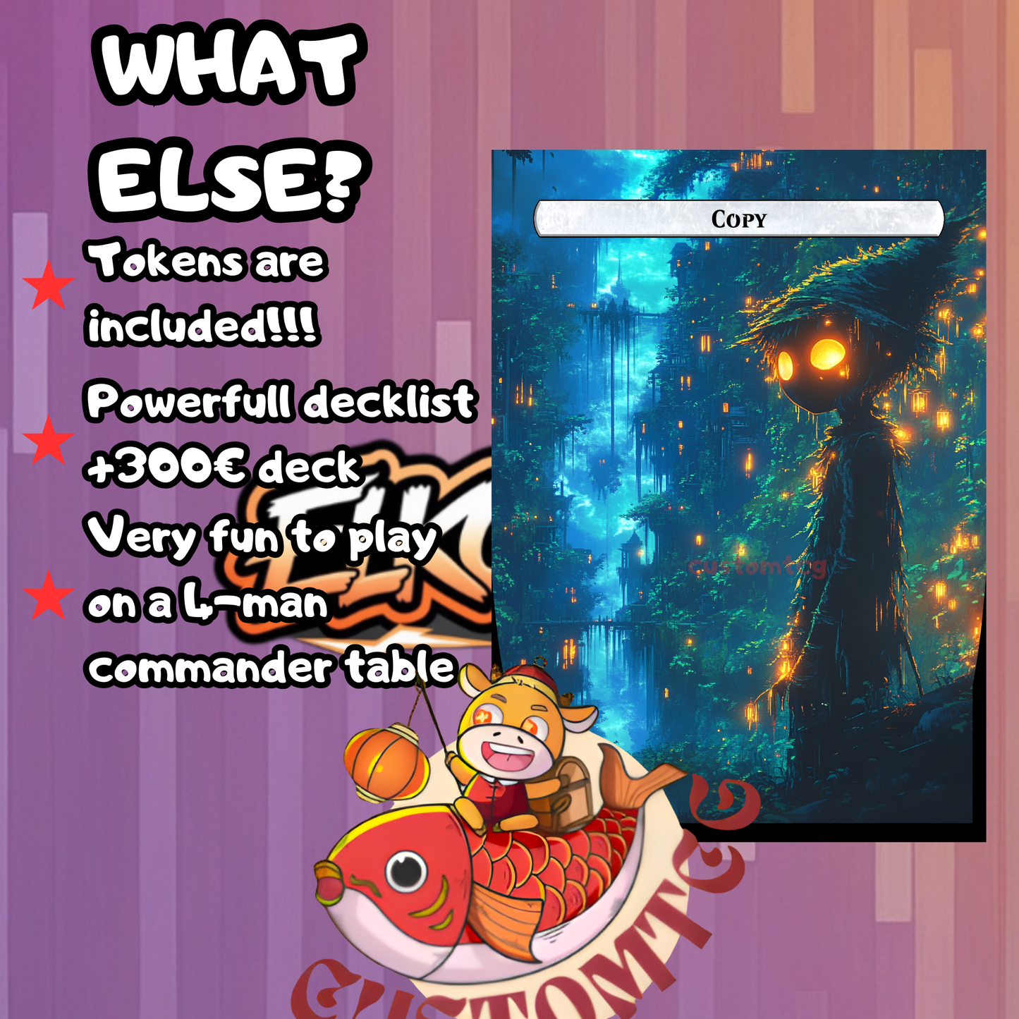 Jolly Balloon Man - Pixel Art Custom Deck