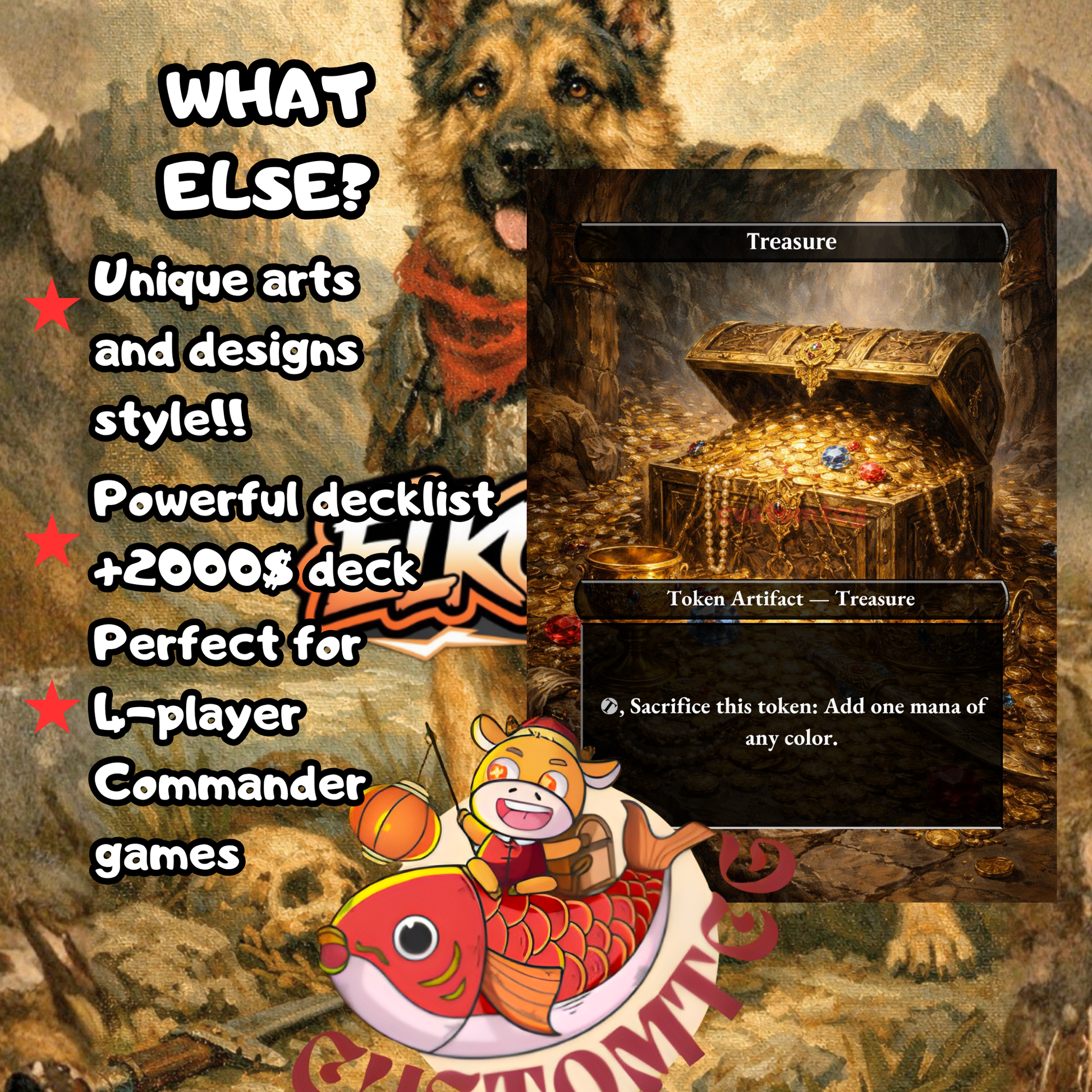 mtg dogmeat commander deck πΆβ¨ Dogmeat, Ever Loyal β Custom Deck (100 Cards + Tokens) β¨πΆ β ElkoyTCG