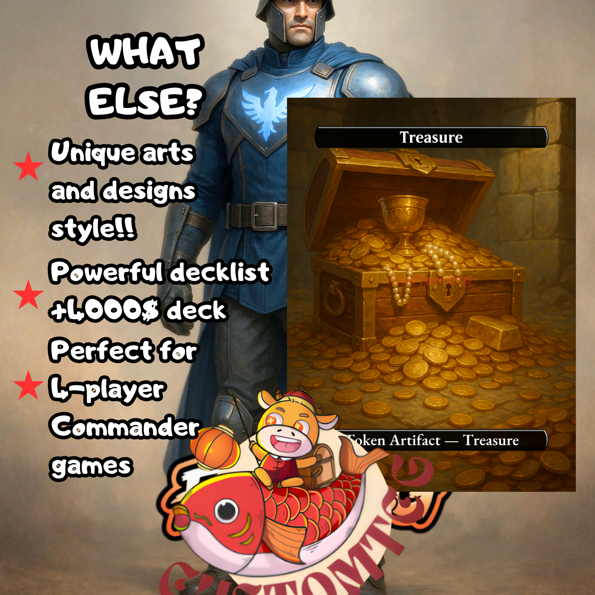 Captain America, First Avenger Custom Deck – ElkoyTCG