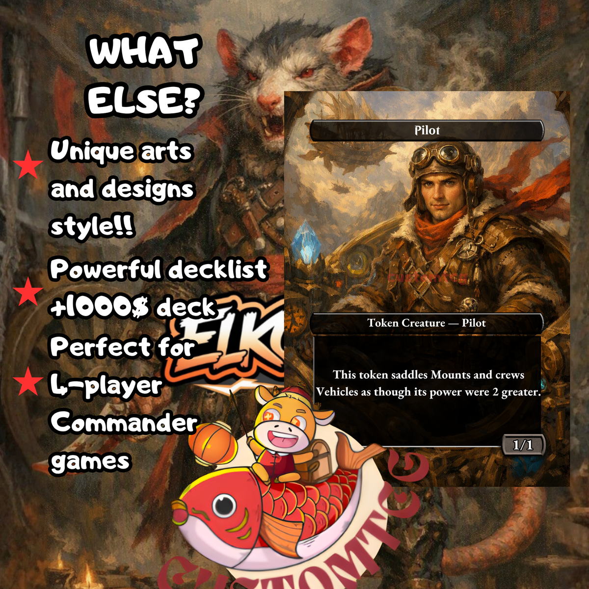 Greasefang, Okiba Boss Custom Deck