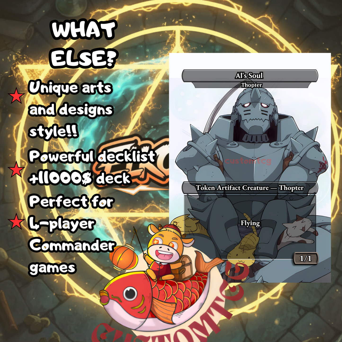 Fullmetal Alchemist Themed Custom Deck