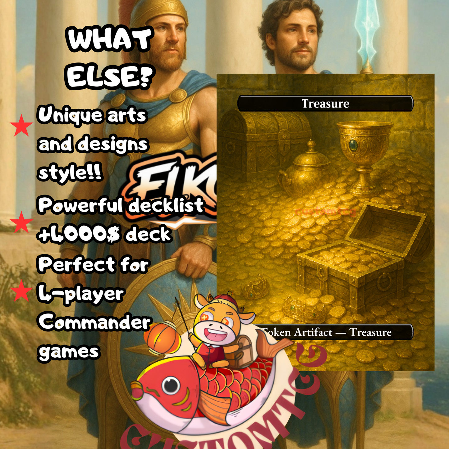 Kynaios and Tiro of Meletis Custom Deck