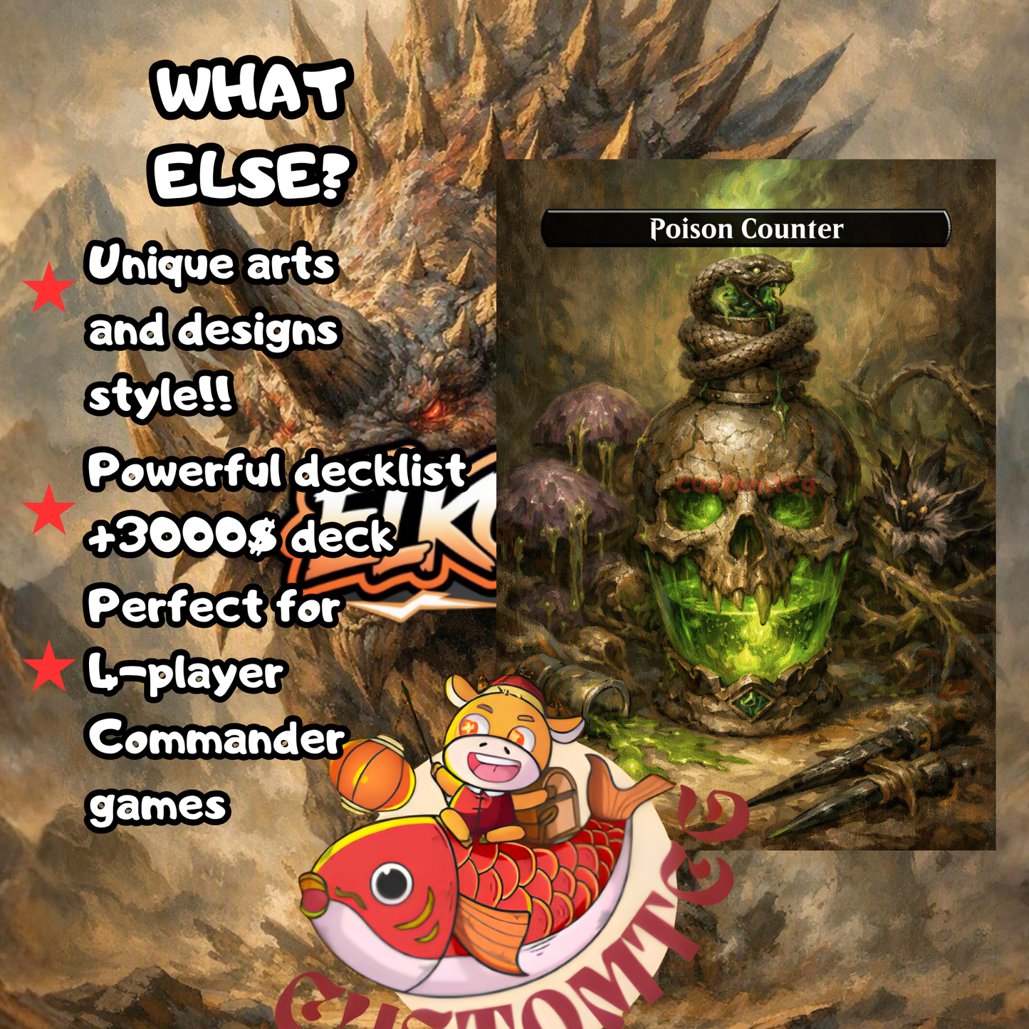 Slinza, the Spiked Stampede — Gruul Beast Typal Custom Deck