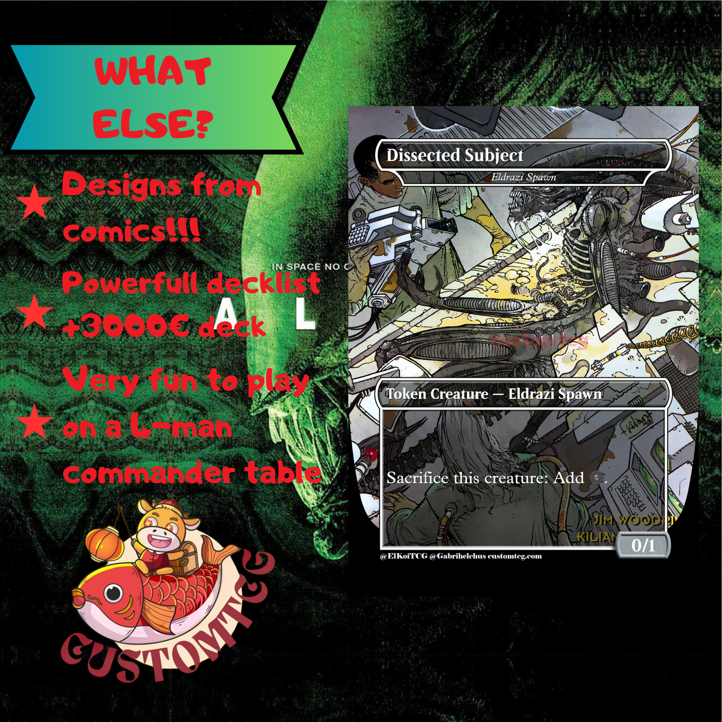 Aliens V1 Commander deck