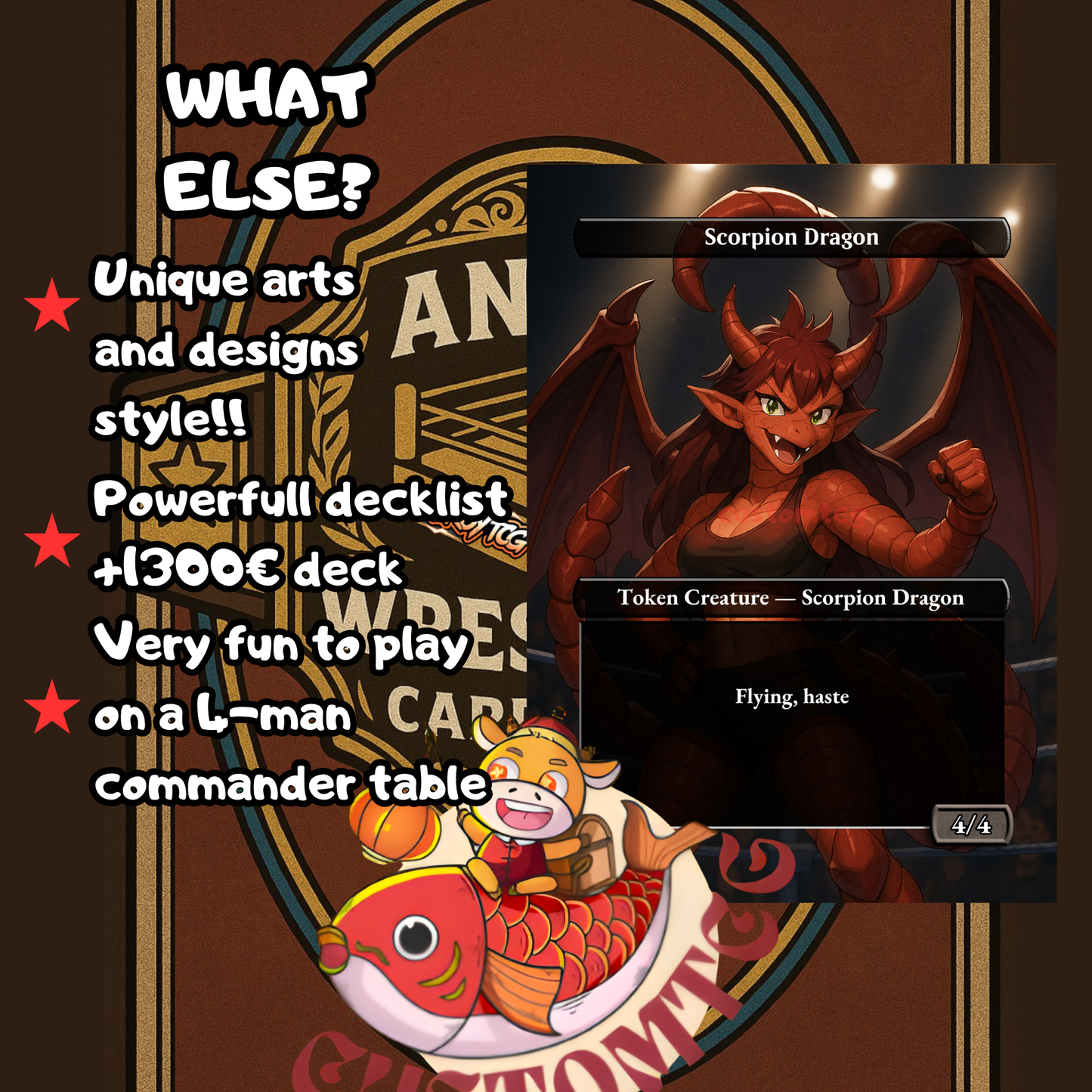 Wrestler Waifus – Custom Themed Deck