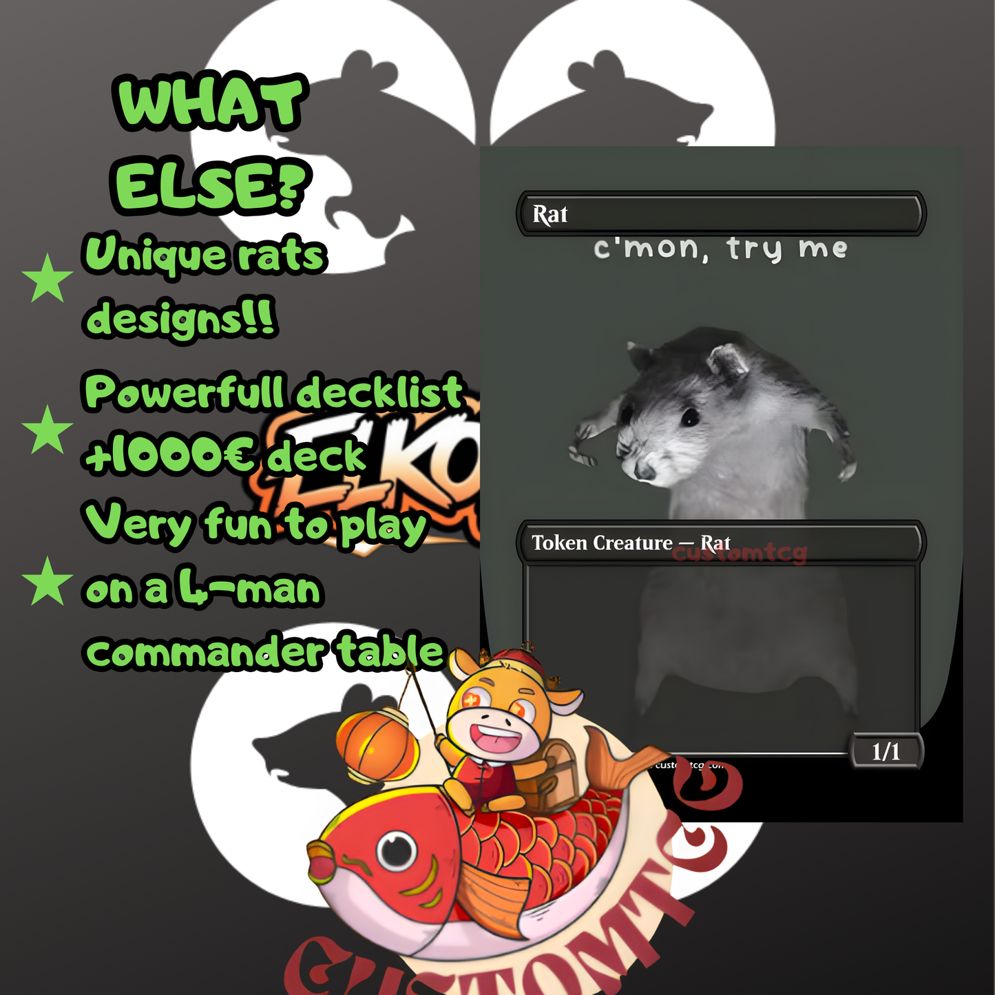 Gyome Custom Rats Deck