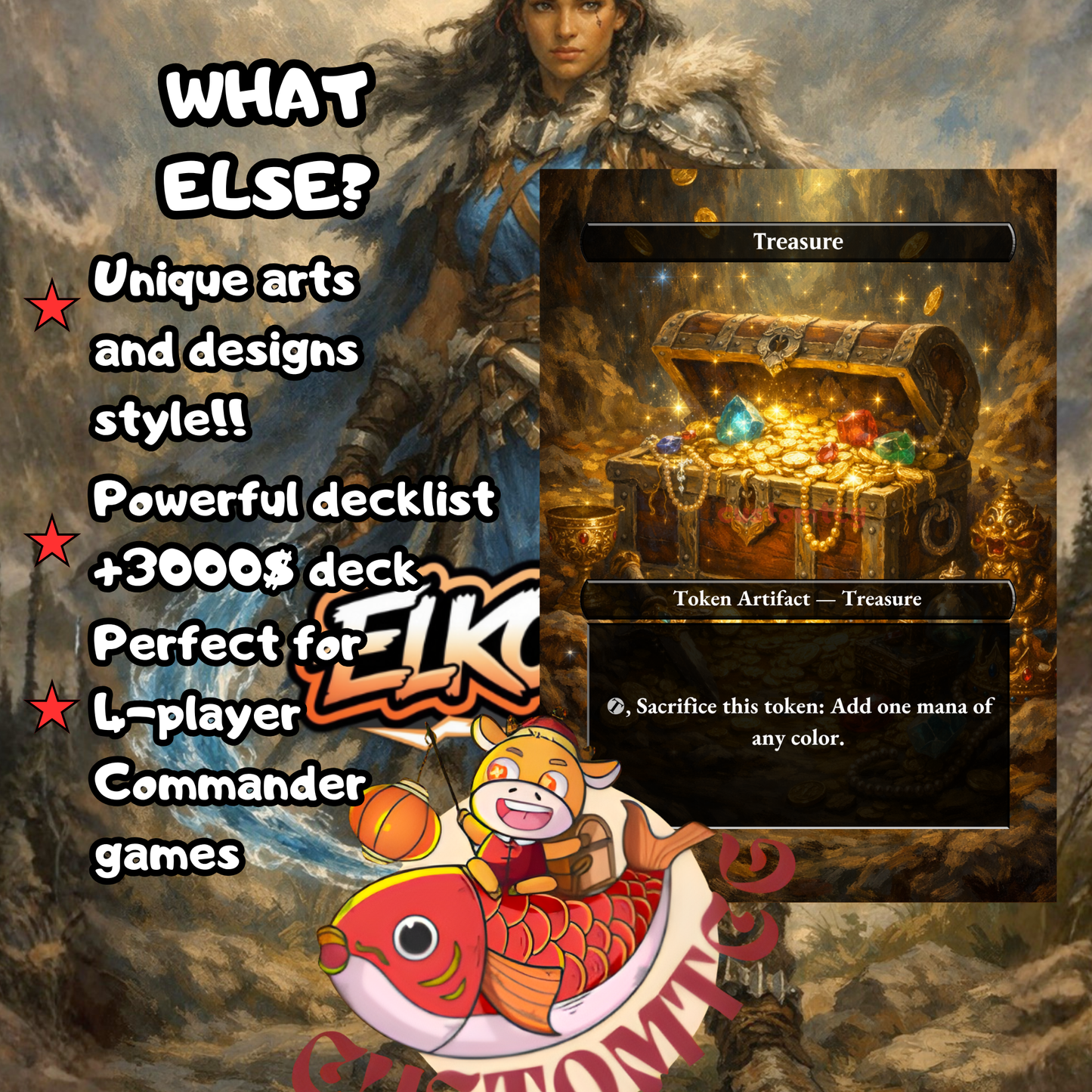 Katara, the Fearless Custom Deck