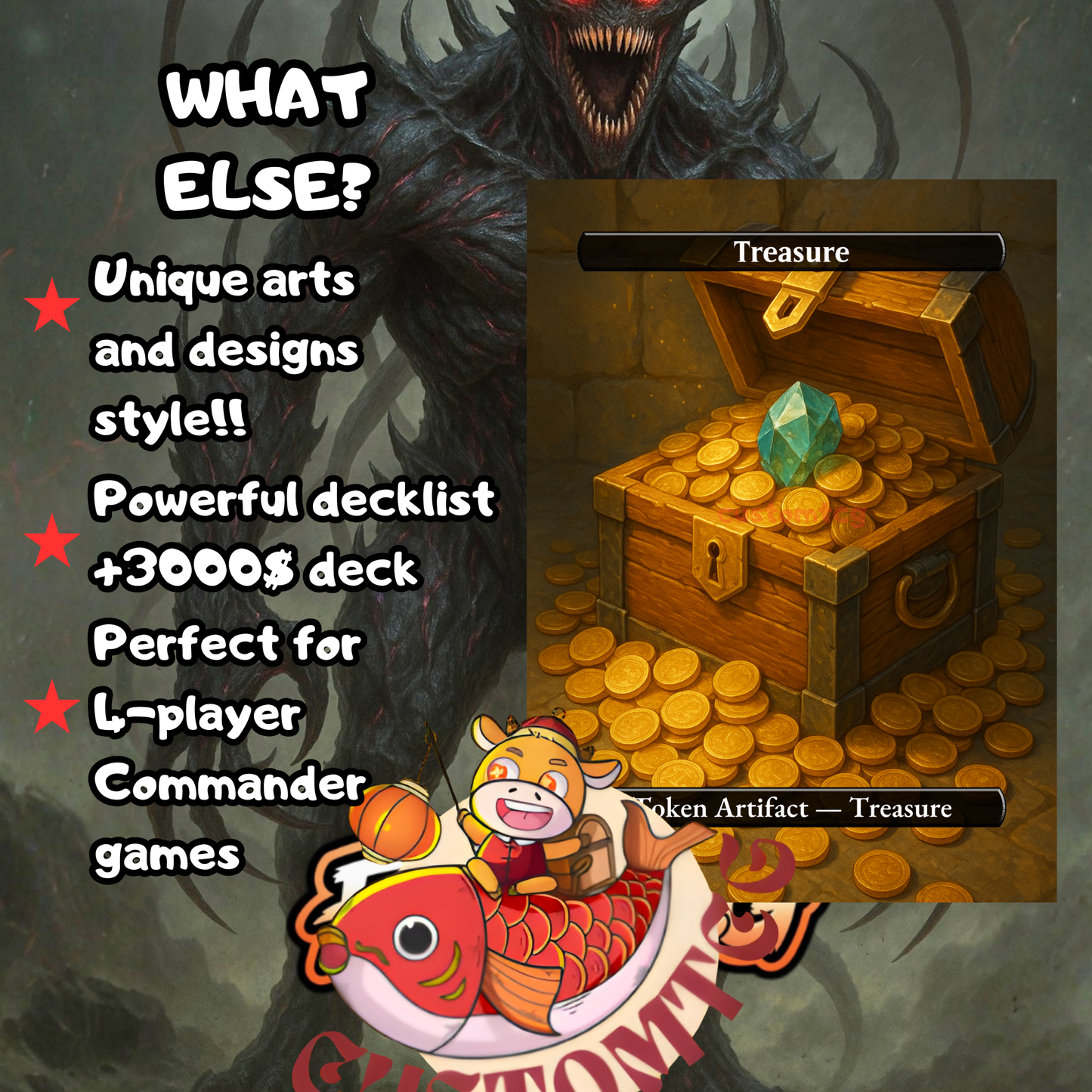 Venom, Deadly Devourer – Custom Deck (100 Cards + Tokens)