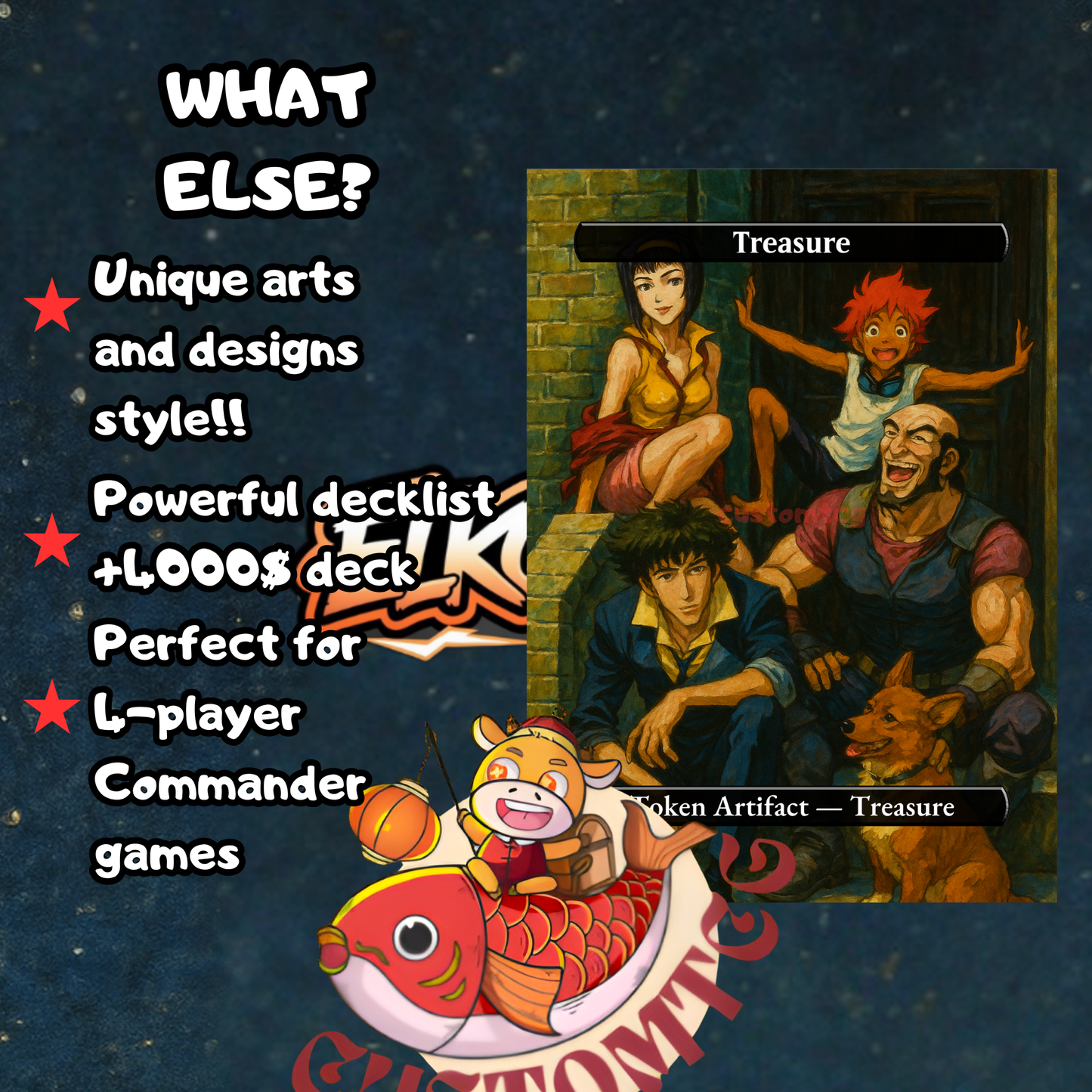 Cowboy Bebop Custom Deck