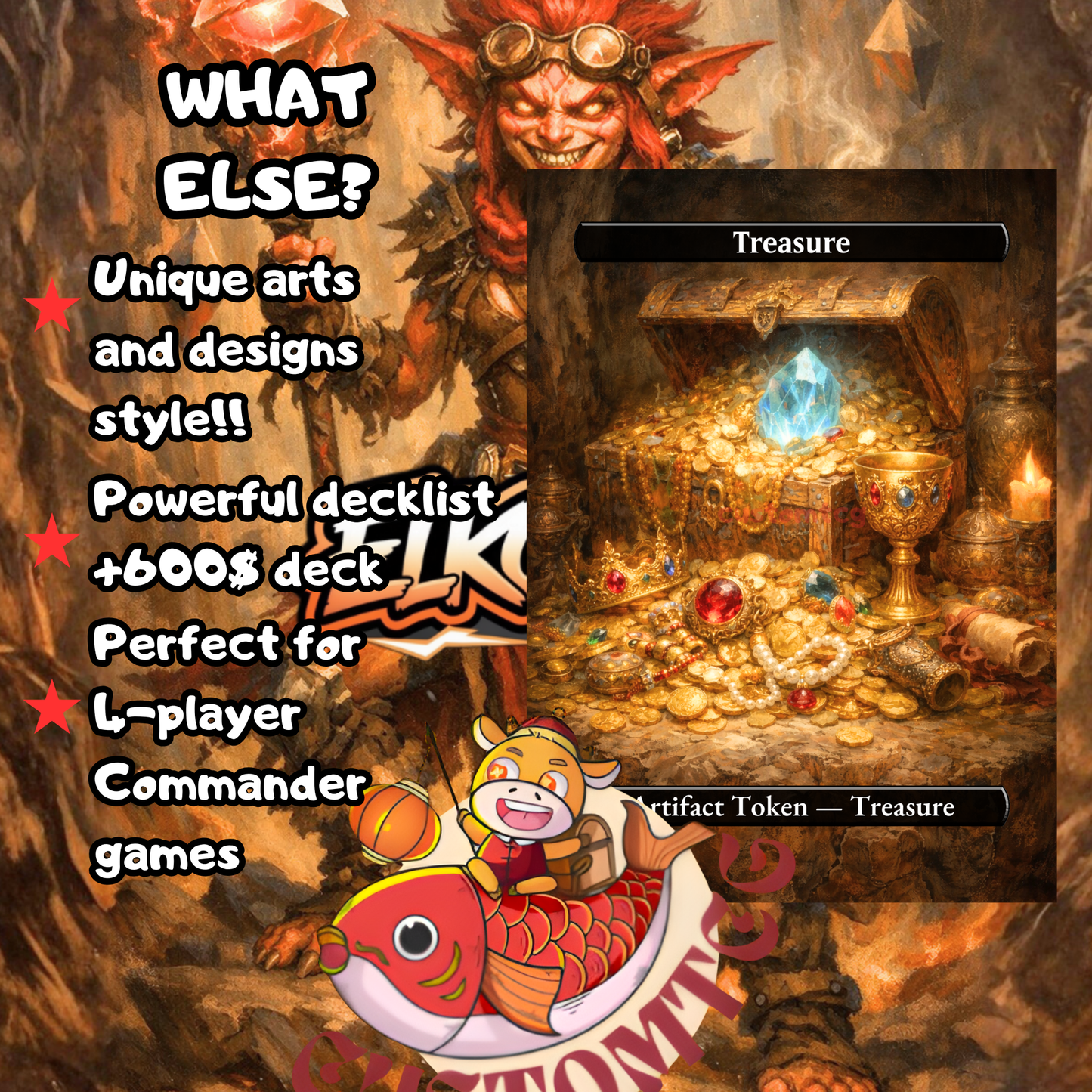 Zada, Hedron Grinder – Custom Goblin Deck (100 Cards + Tokens) 🔥