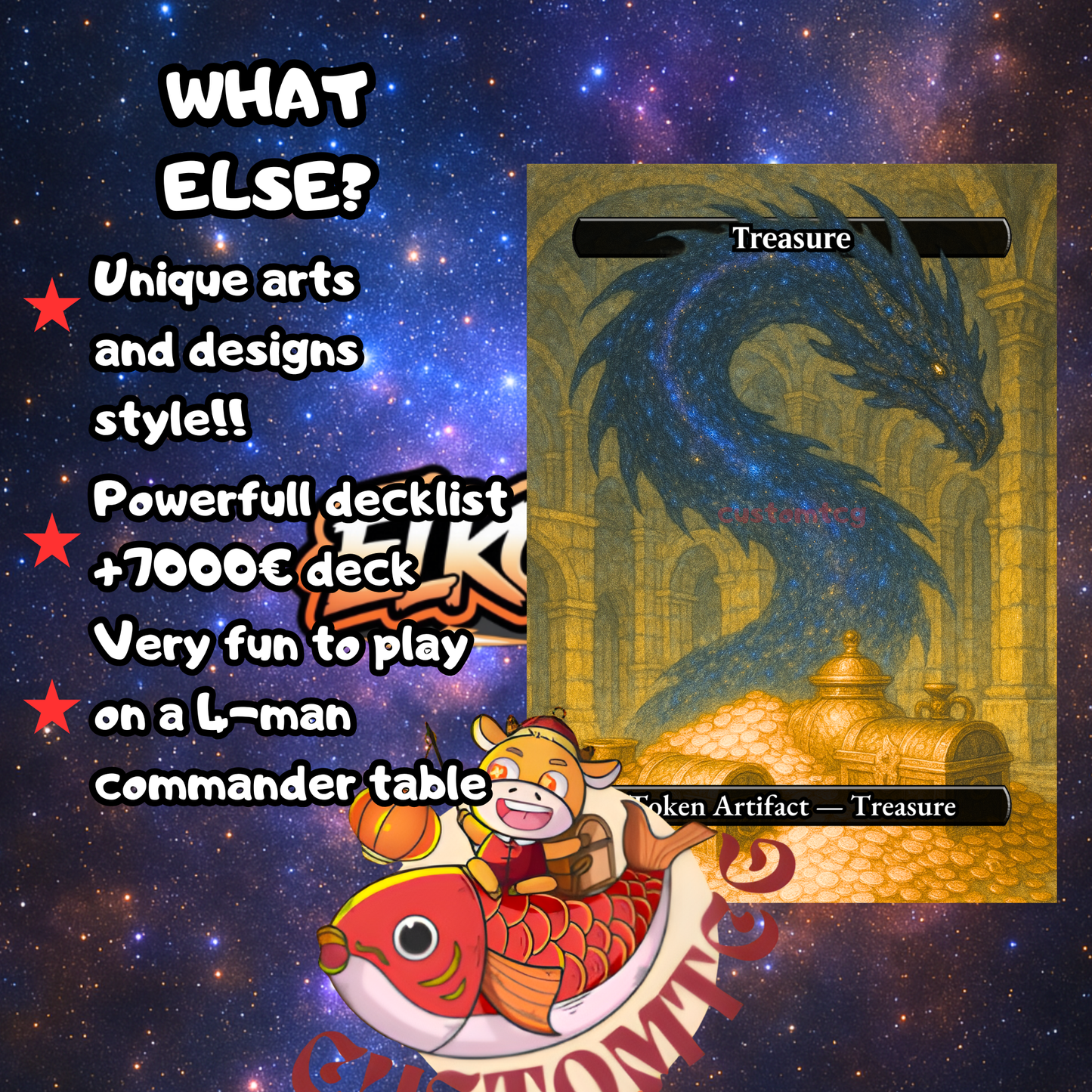 Cosmic Dragons Custom Deck