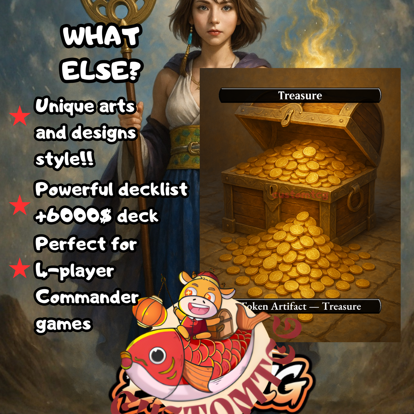 ✨ Yuna, Grand Summoner — Custom Deck
