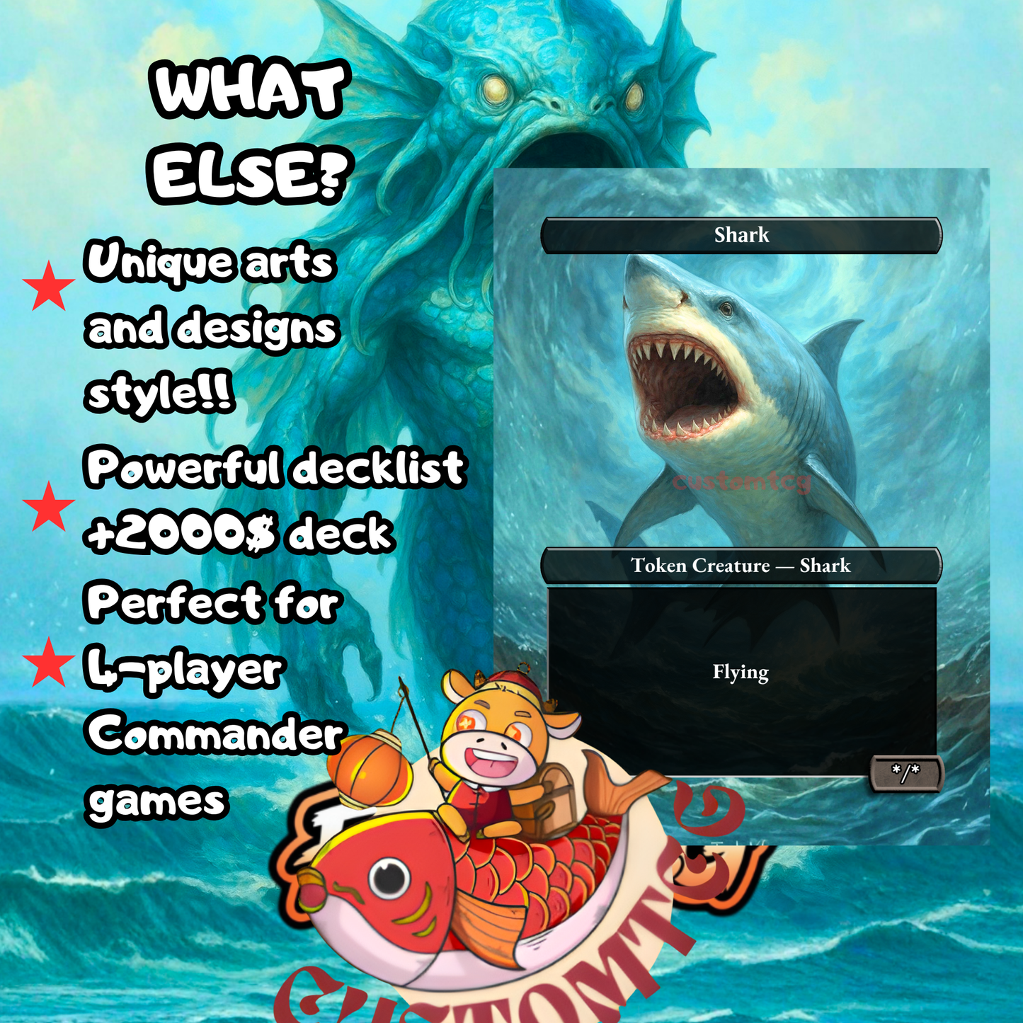Eluge, the Shoreless Sea Custom Deck