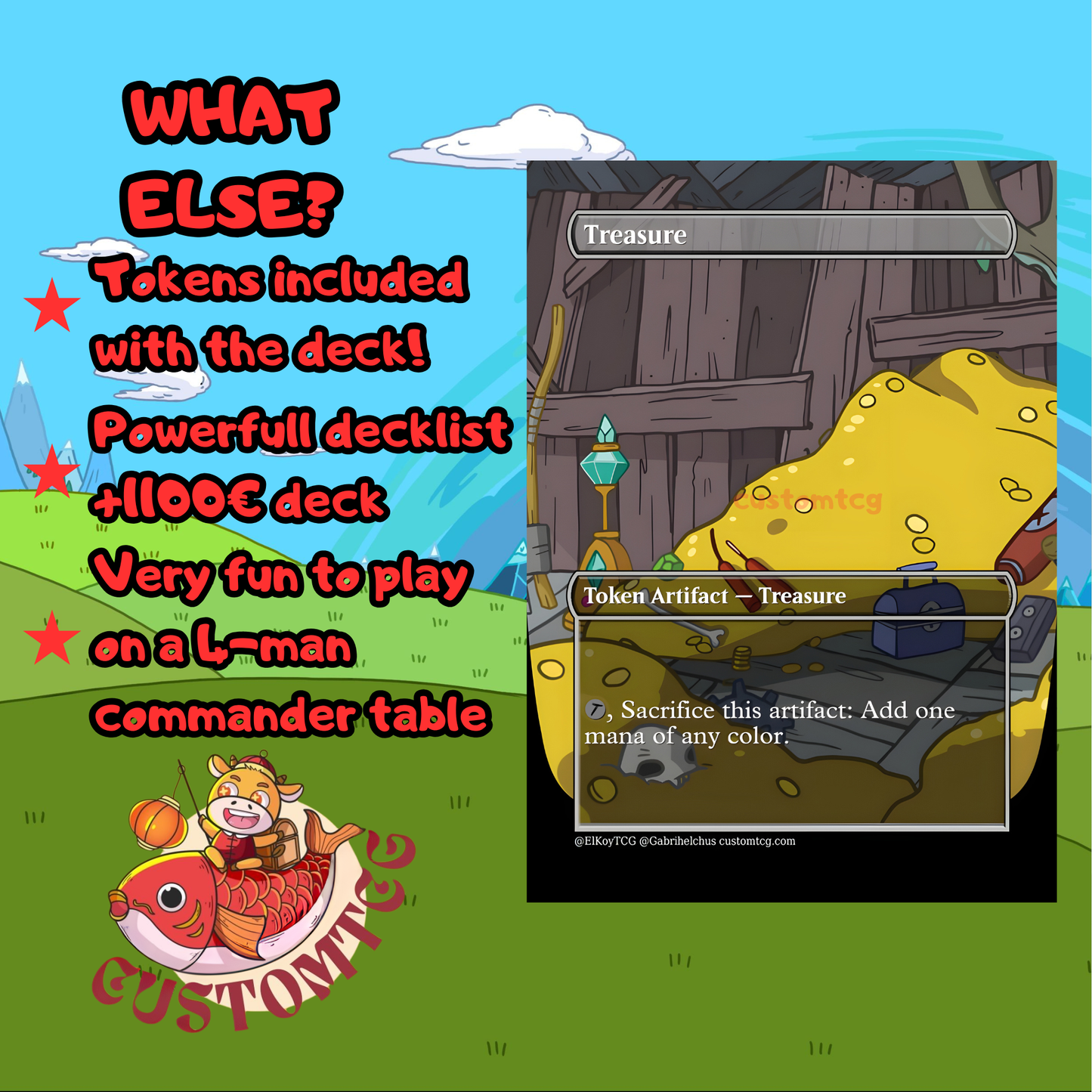 Adventure Time Custom Deck