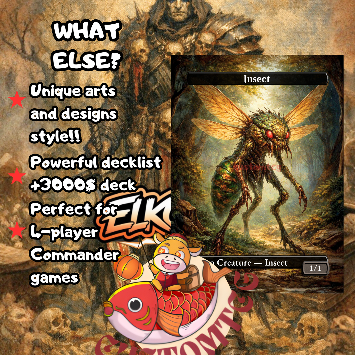 Coram, the Undertaker Custom Deck