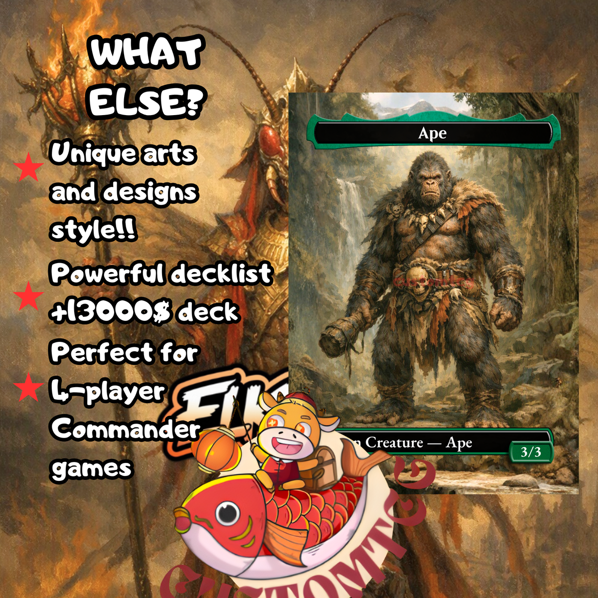 The Locust God V2 Custom Deck