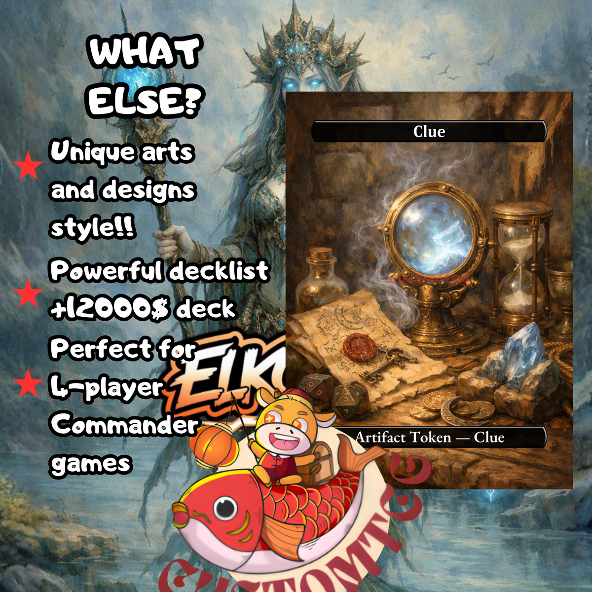 Emry, Lurker of the Loch - Mono-Blue Artifact Custom Deck