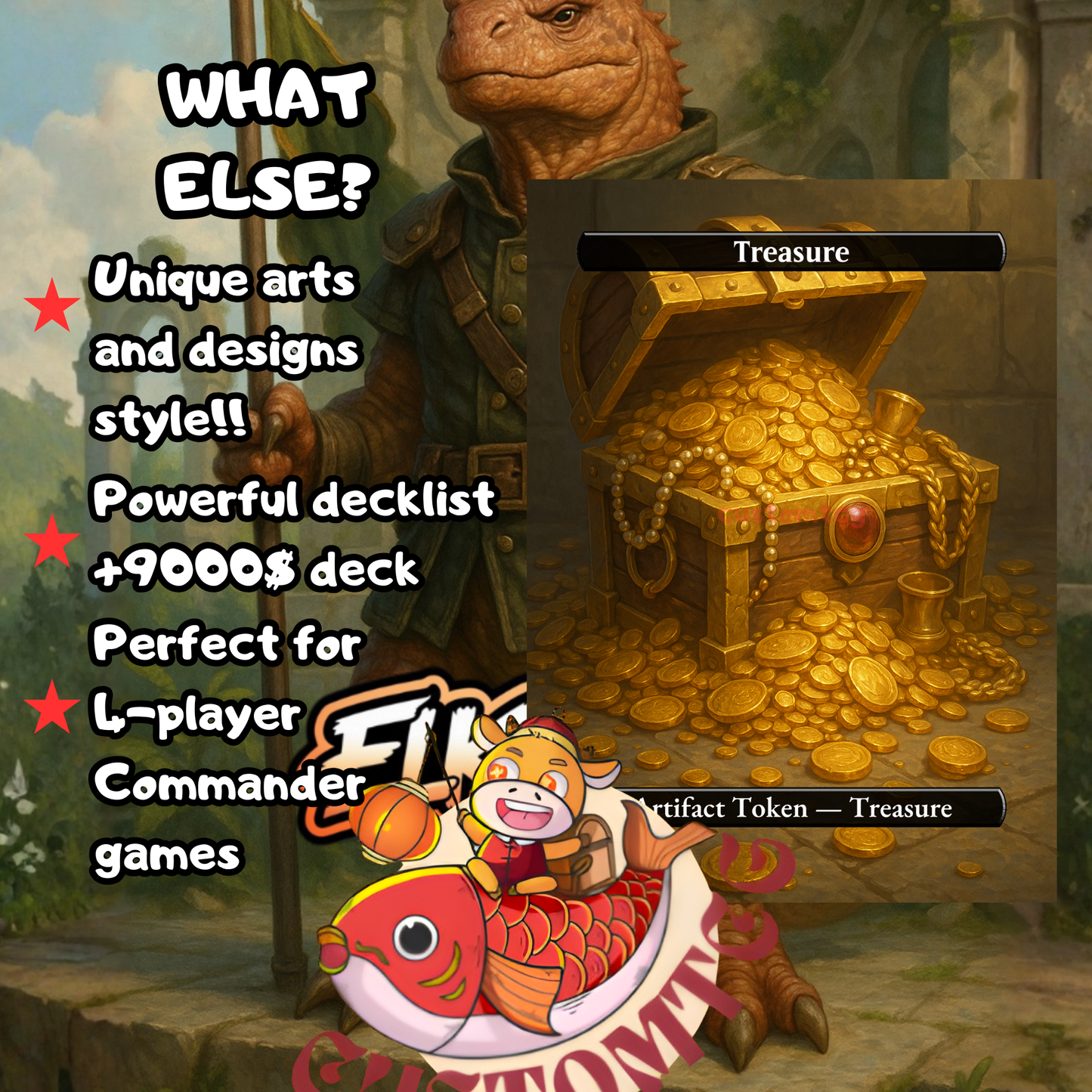 🐊 Tannuk, Memorial Ensign — Custom Deck