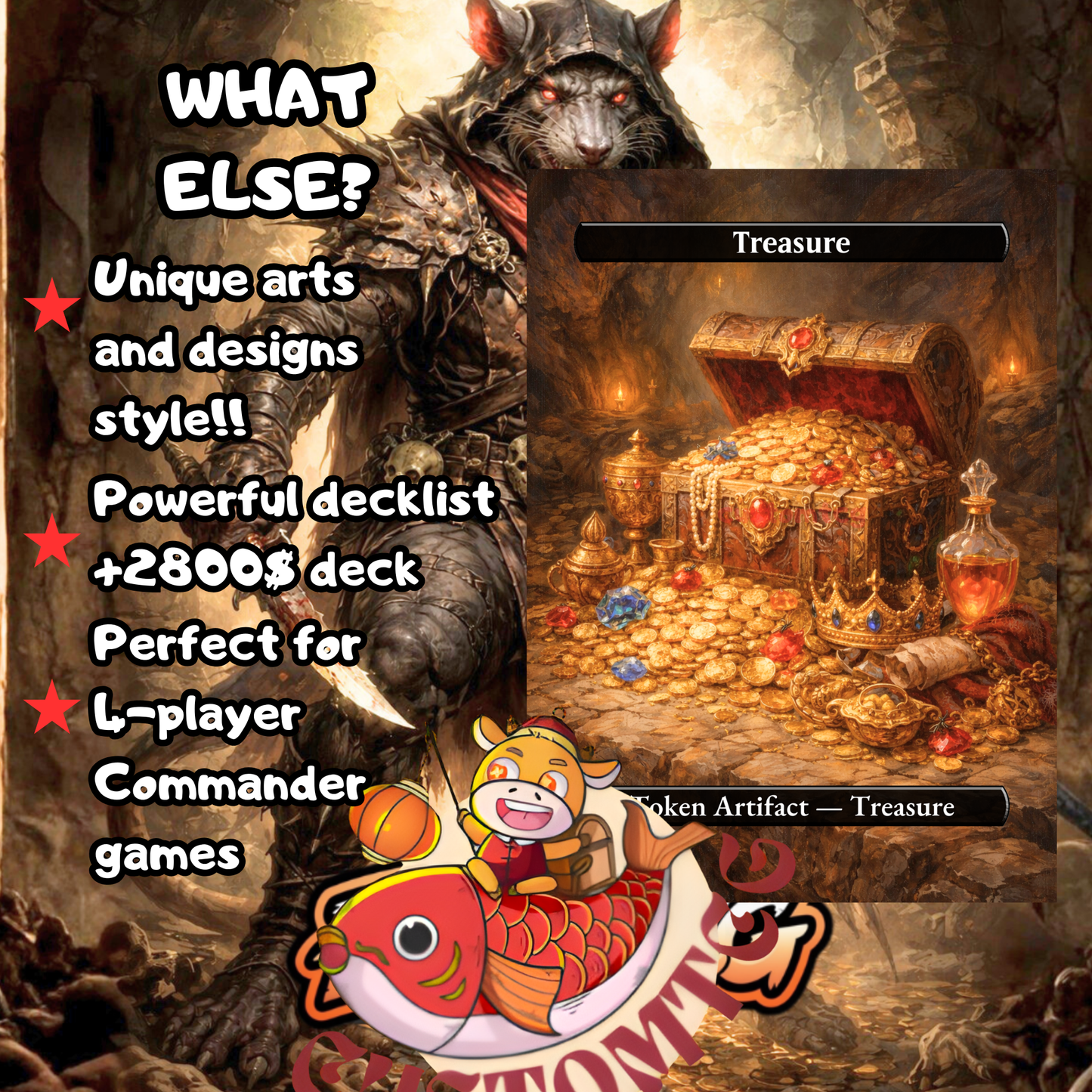 Vren, the Relentless – Deck (100 Cards + Tokens) 🐀