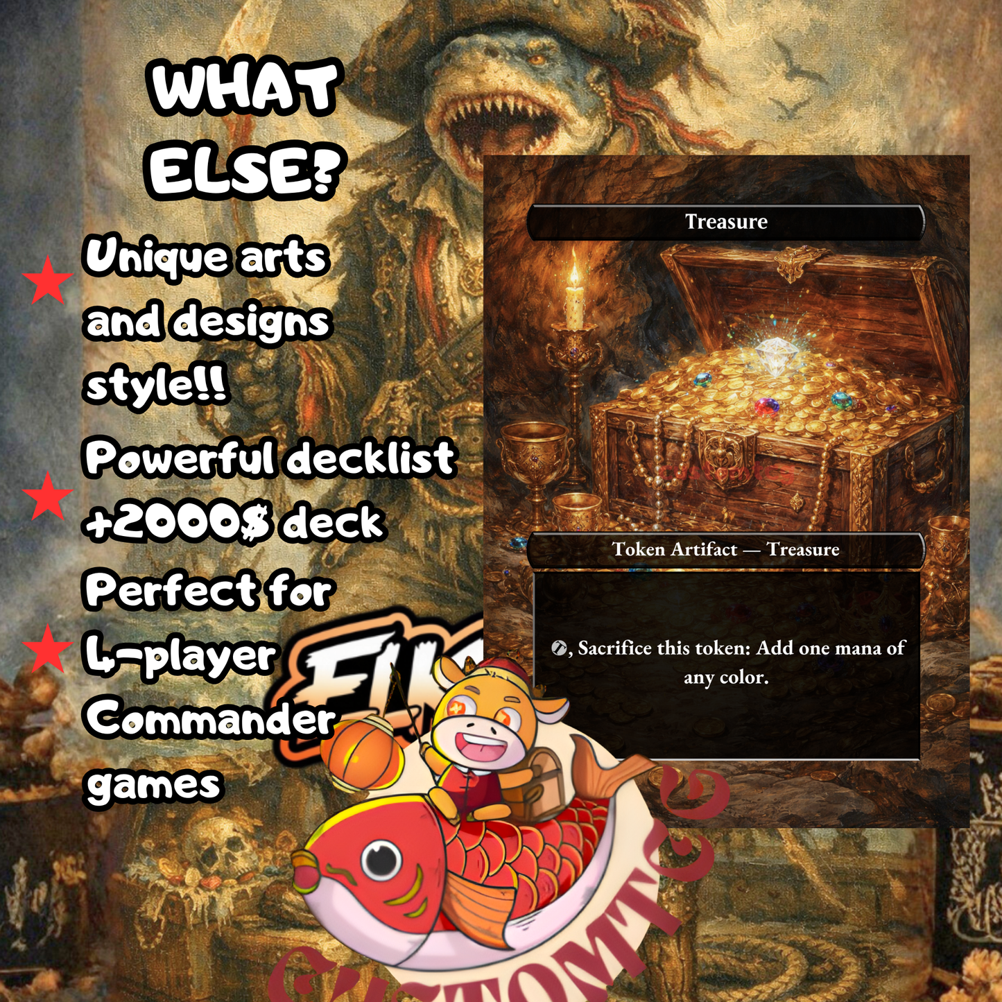 Captain Howler, Sea Scourge custom deck