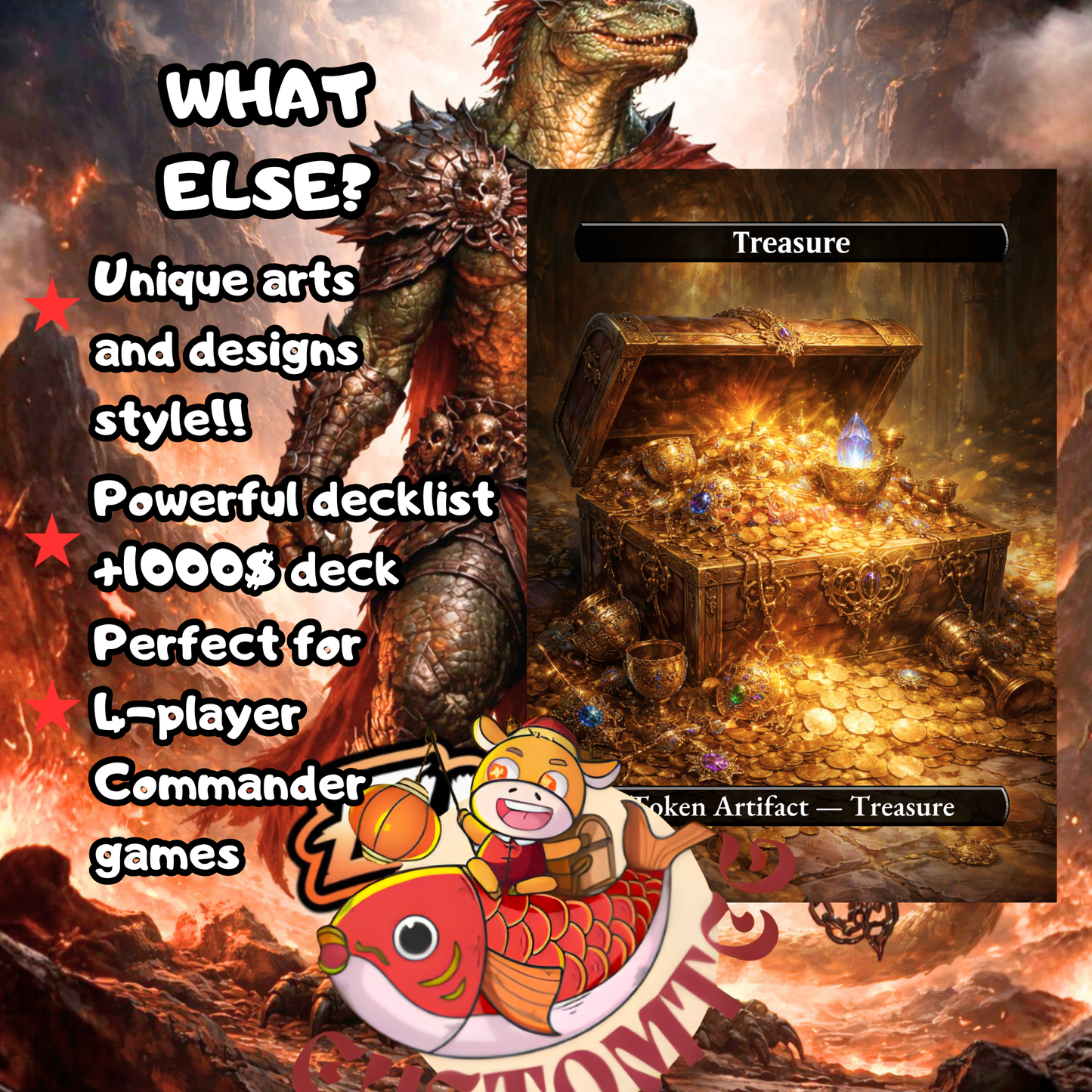 Gev, Scaled Scorch Custom Deck