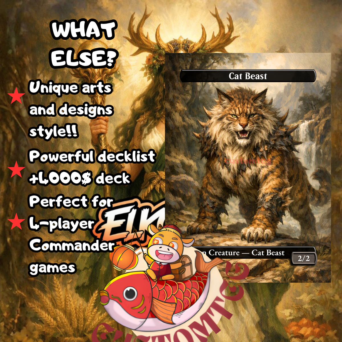 Karametra, God of Harvests — Selesnya (GW) Landfall & Ramp Commander Custom Deck