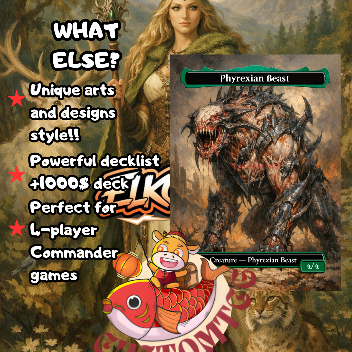 Jasmine Boreal of the Seven Custom Deck