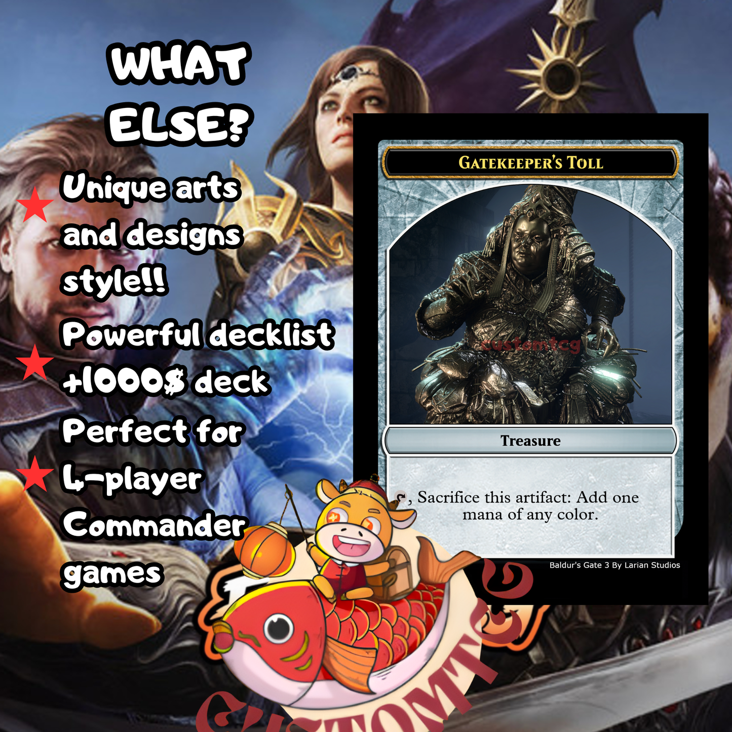 Baldur’s Gate Custom Deck