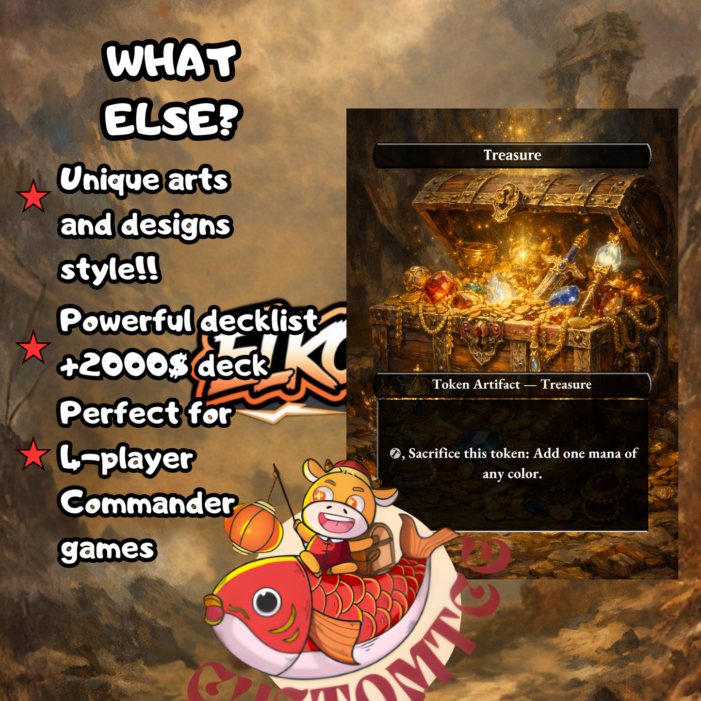 Kratos, God of War Custom Deck