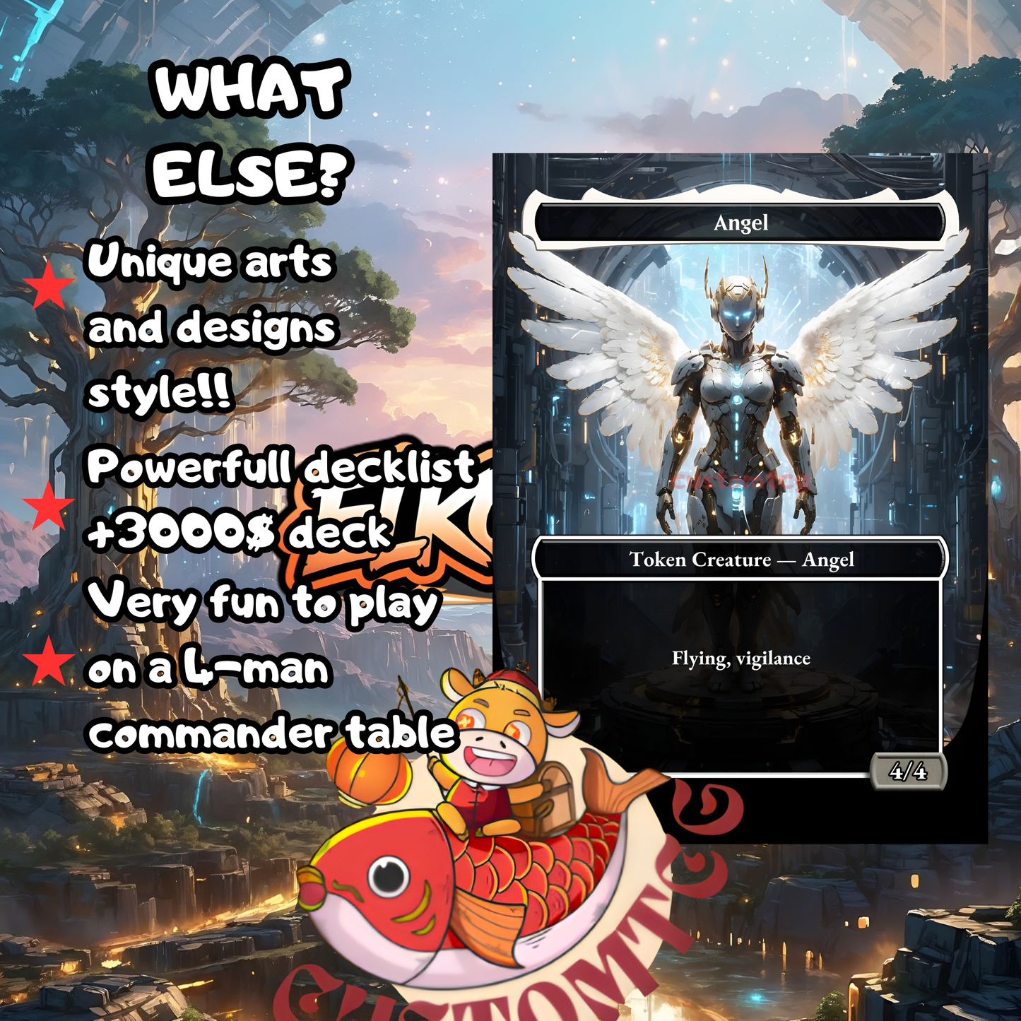 Giada Angel Custom Deck – Cybernetic Glory (Top 12 EDH Custom Series)