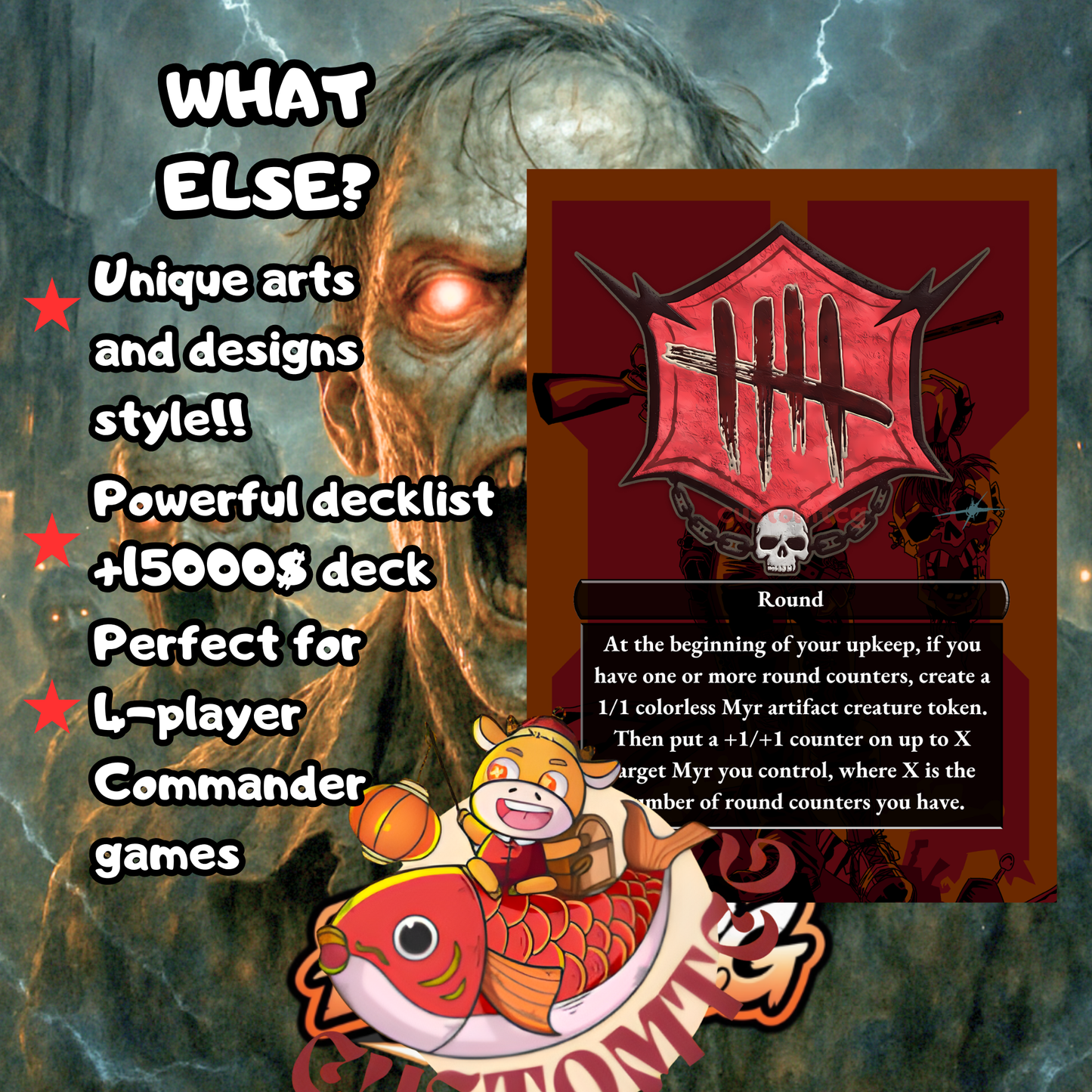 COD Zombies Custom Deck