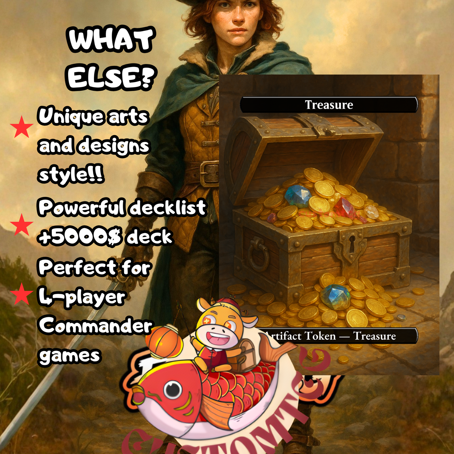 ⚙️ Sami, Wildcat Captain — Custom Commander Deck