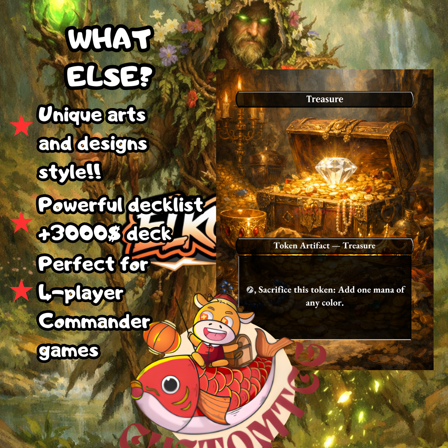 Bristly Bill, Spine Sower Custom Deck