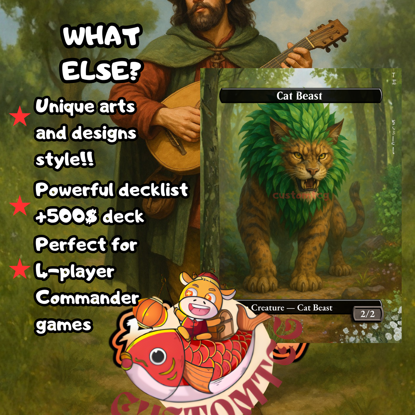 The Wandering Minstrel — Custom Deck