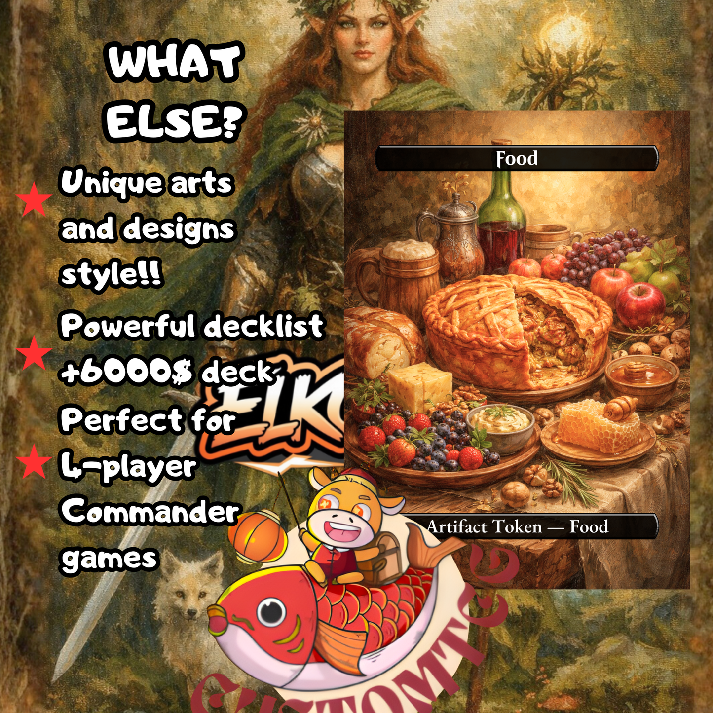 Ellivere of the Wild Court Custom Deck